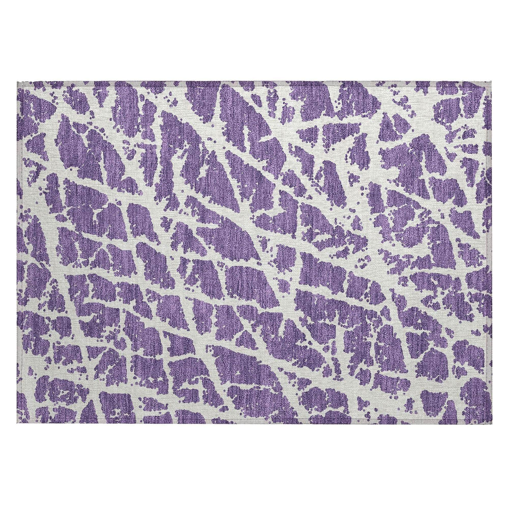 Machine Made ACN501 Purple  Rugs #color_purple 