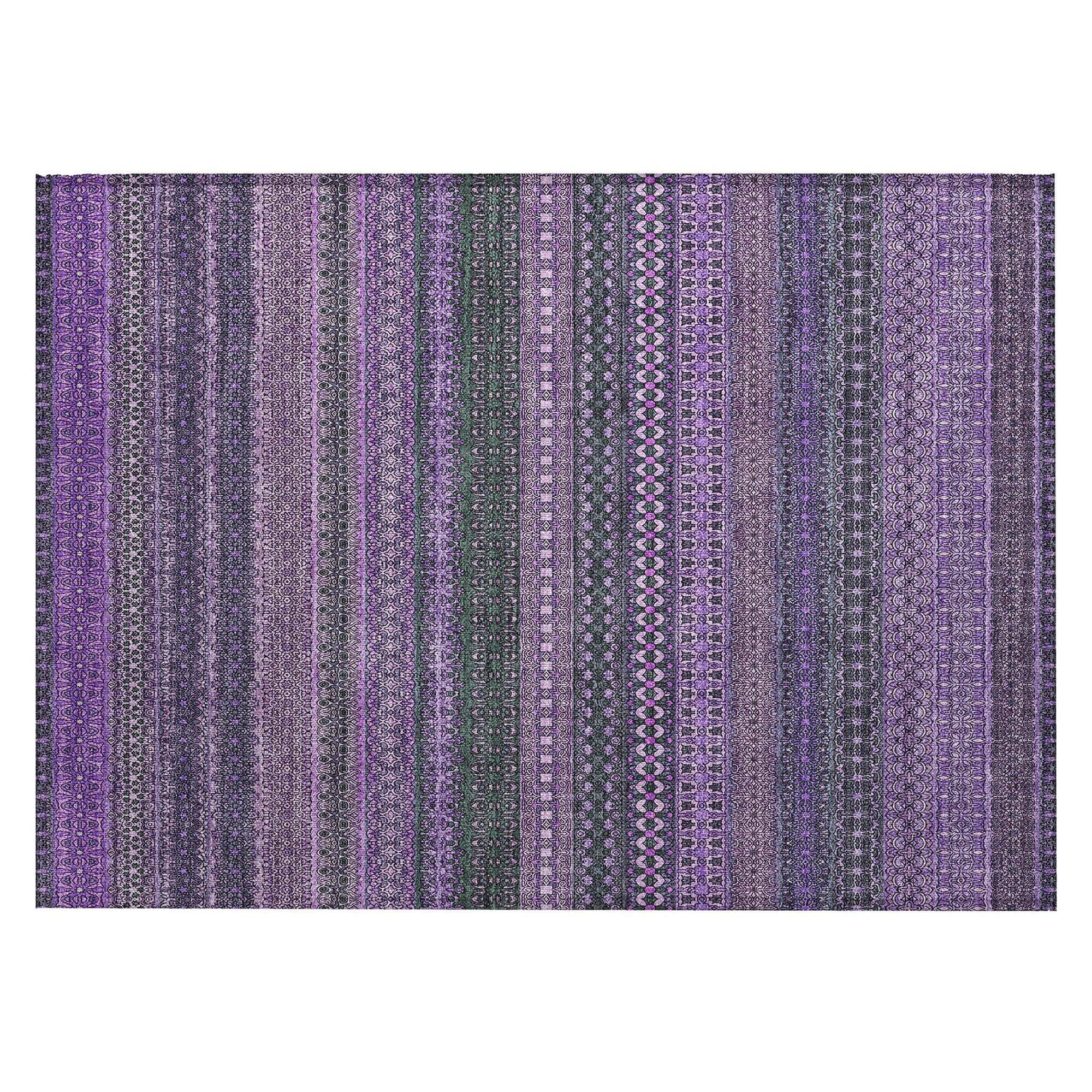 Machine Made ACN527 Purple  Rugs #color_purple 