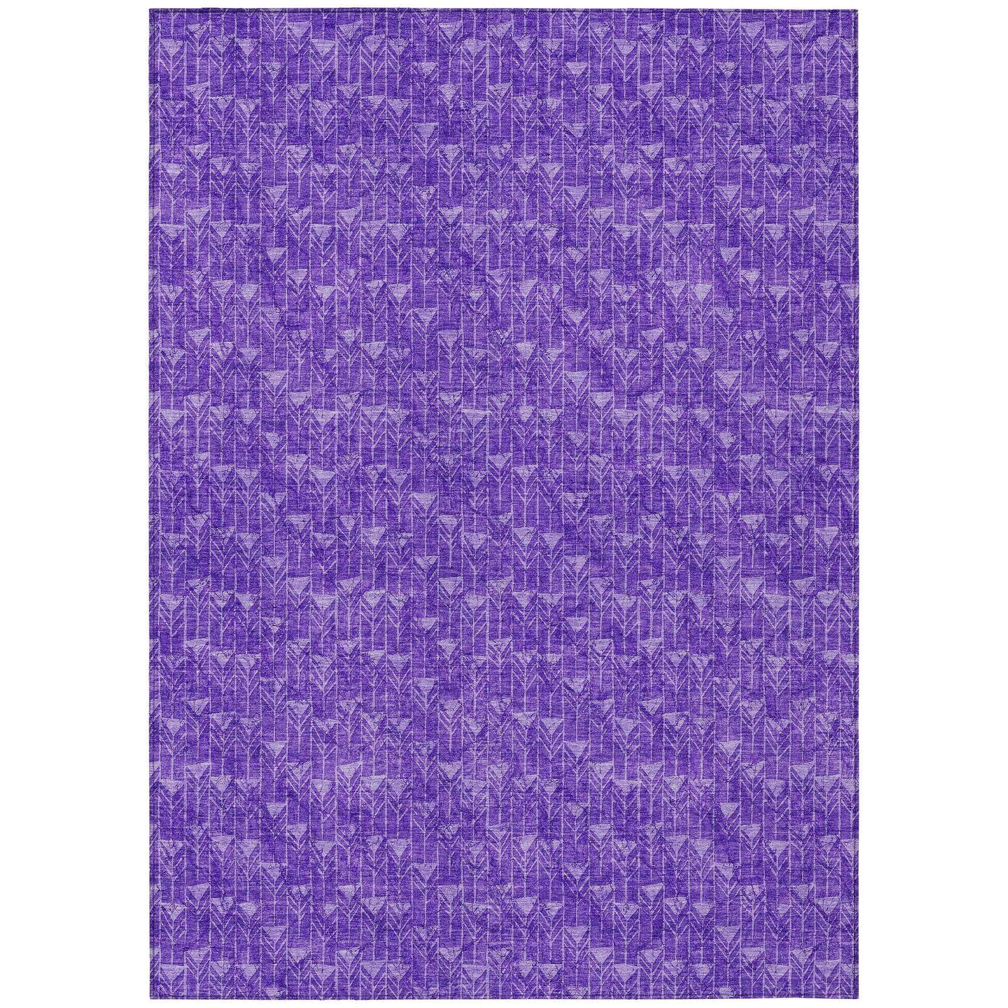 Machine Made ACN514 Purple  Rugs #color_purple 