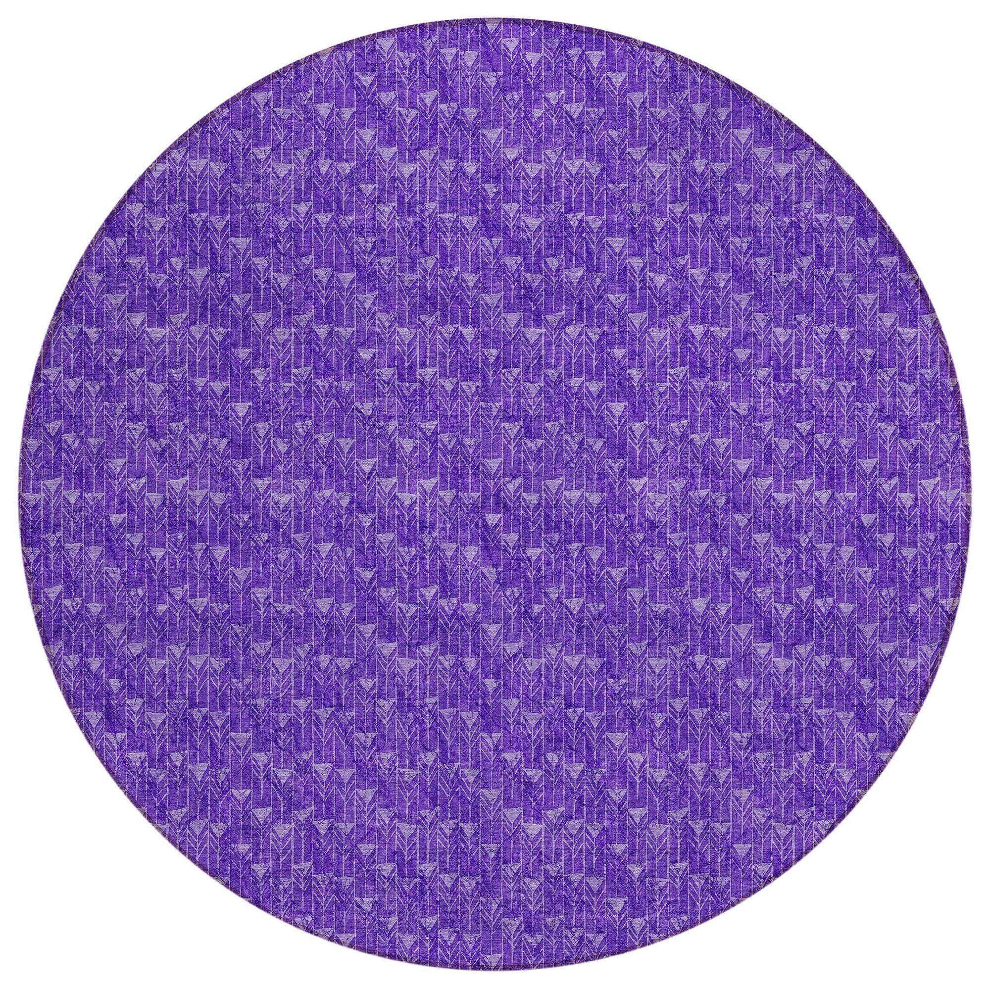 Machine Made ACN514 Purple  Rugs #color_purple 