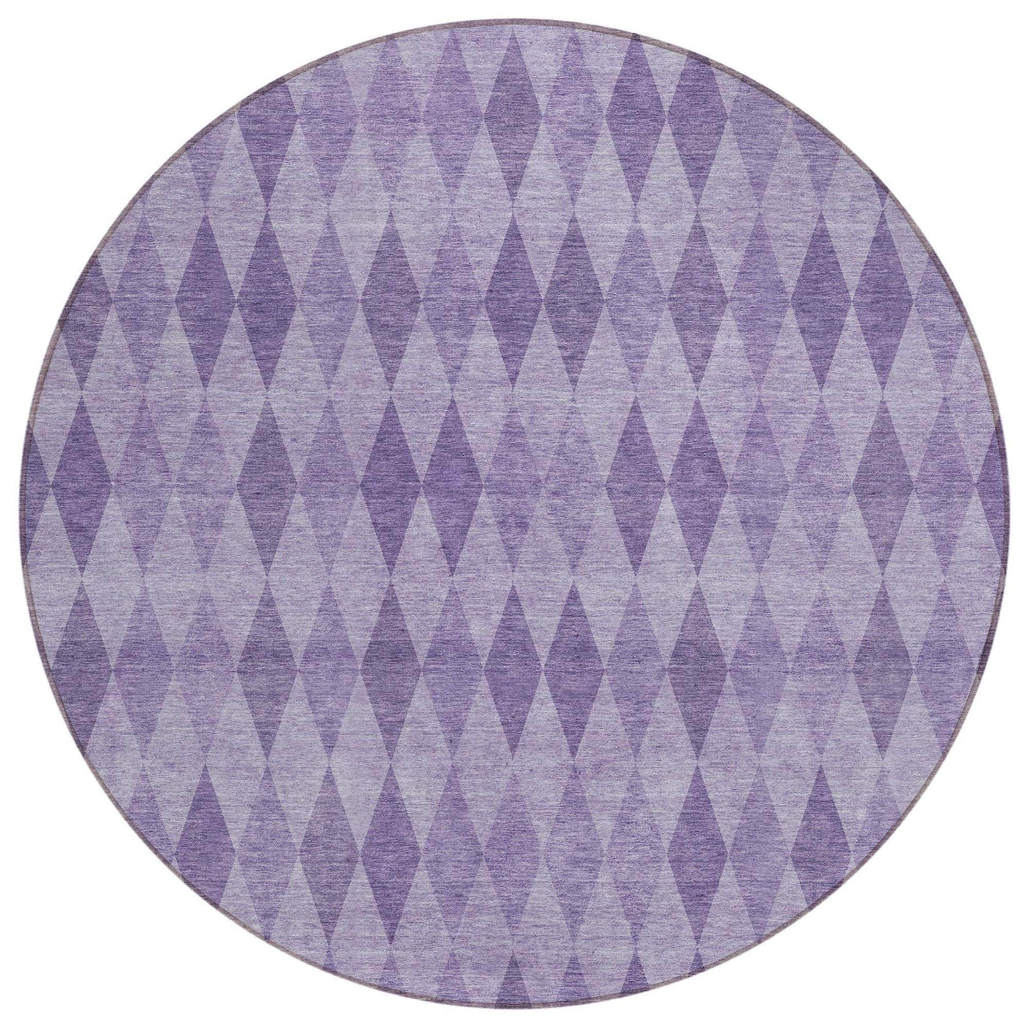 Machine Made ACN561 Purple  Rugs #color_purple 