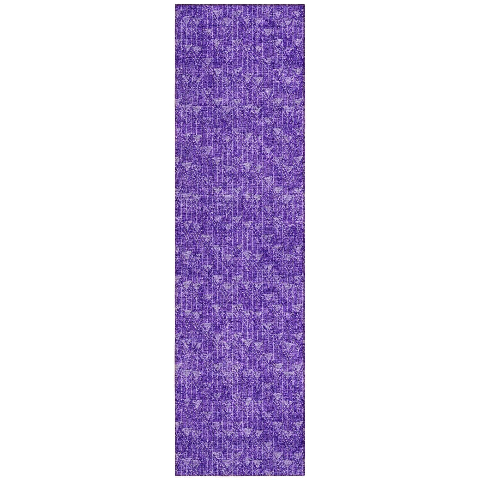 Machine Made ACN514 Purple  Rugs #color_purple 