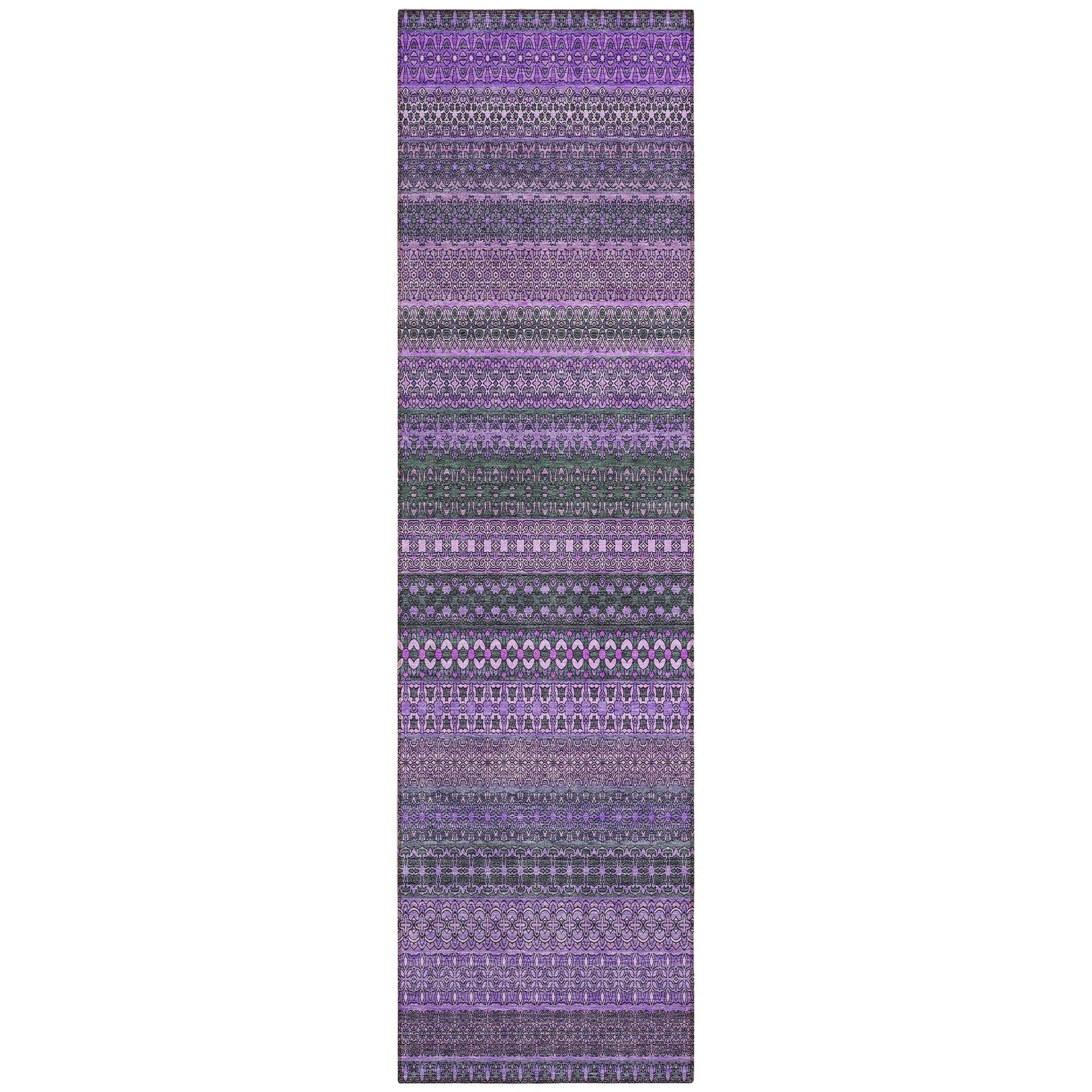 Machine Made ACN527 Purple  Rugs #color_purple 