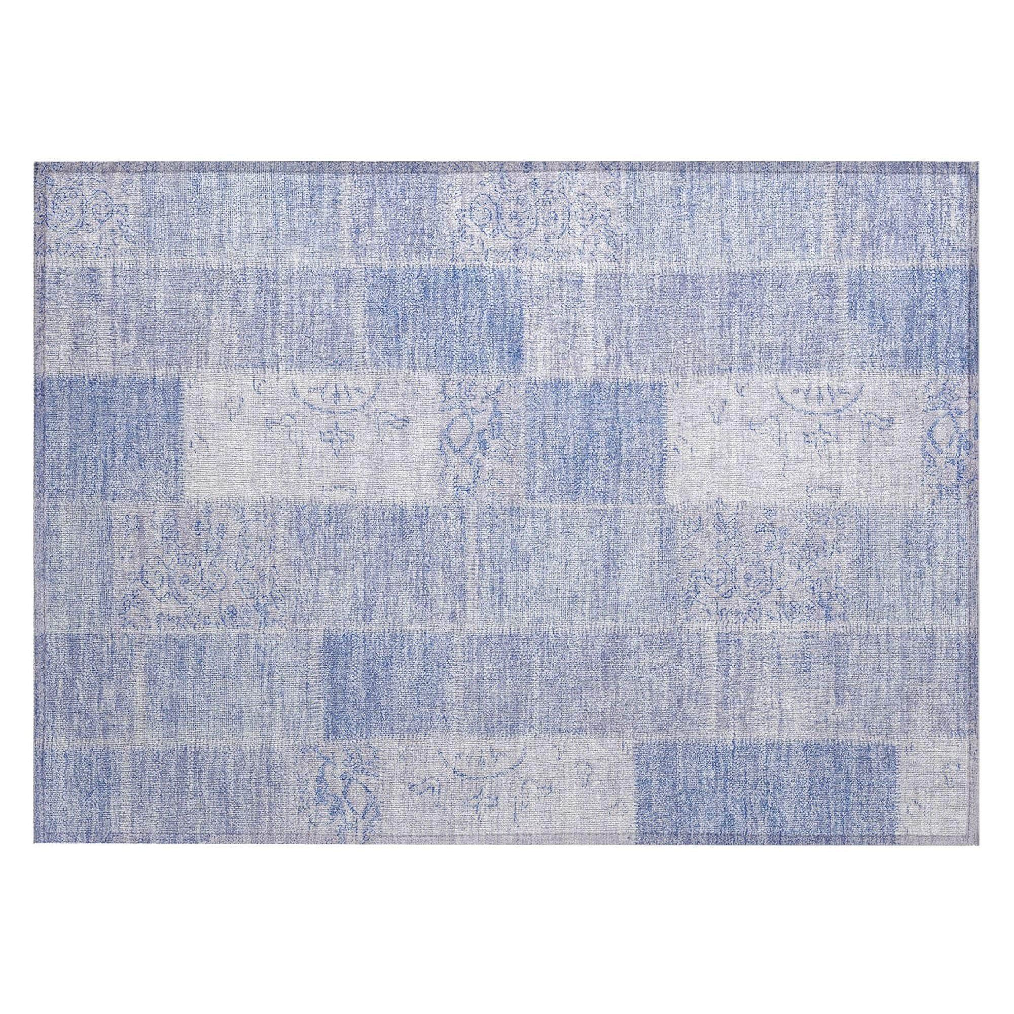 Machine Made ACN631 Sky Blue Rugs #color_sky blue