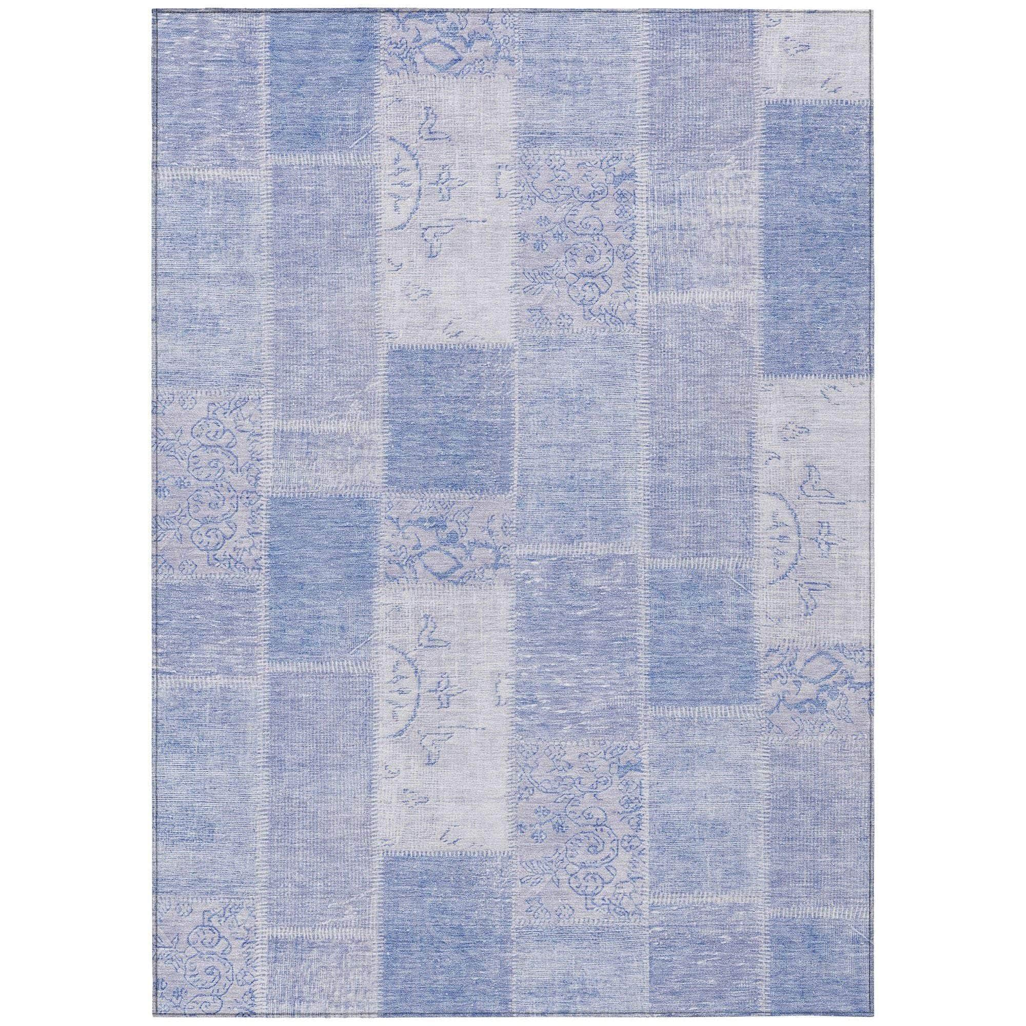 Machine Made ACN631 Sky Blue Rugs #color_sky blue