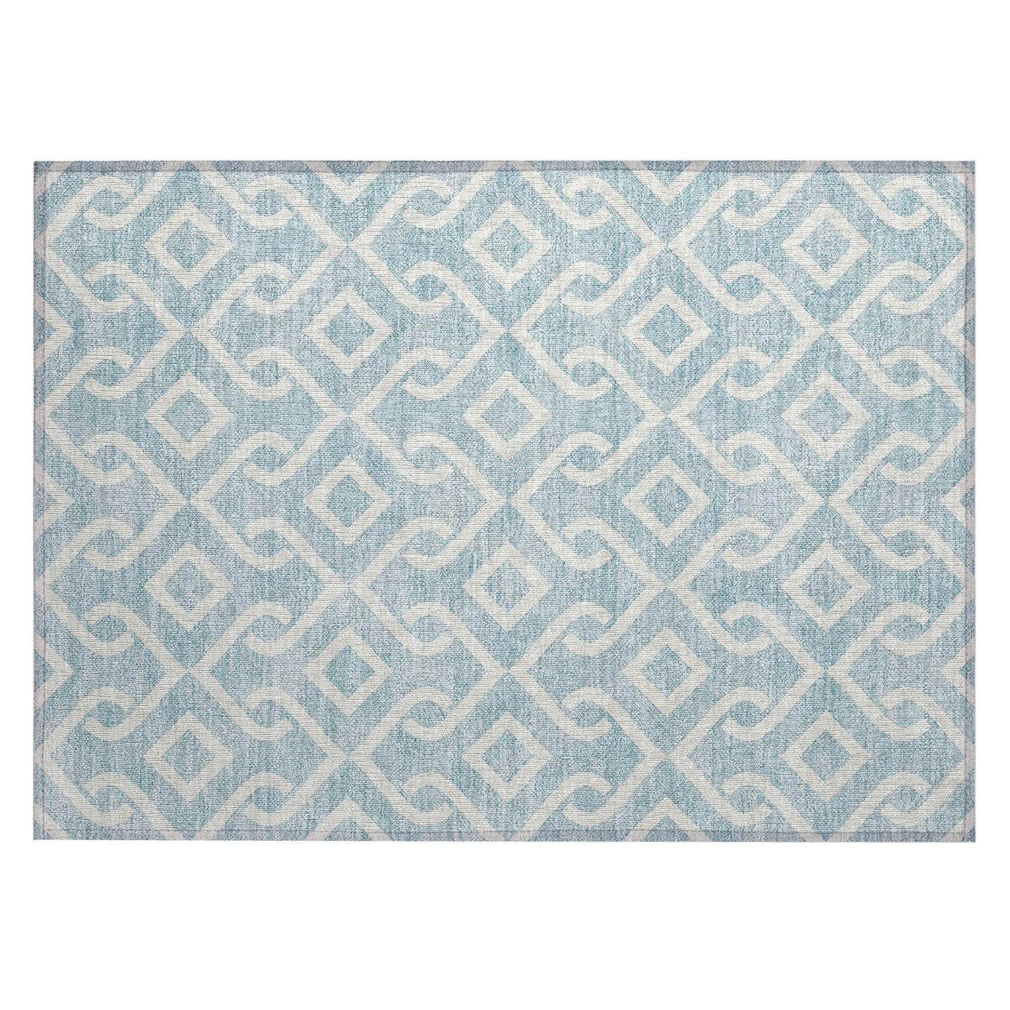 Machine Made ACN621 Sky Blue Rugs #color_sky blue