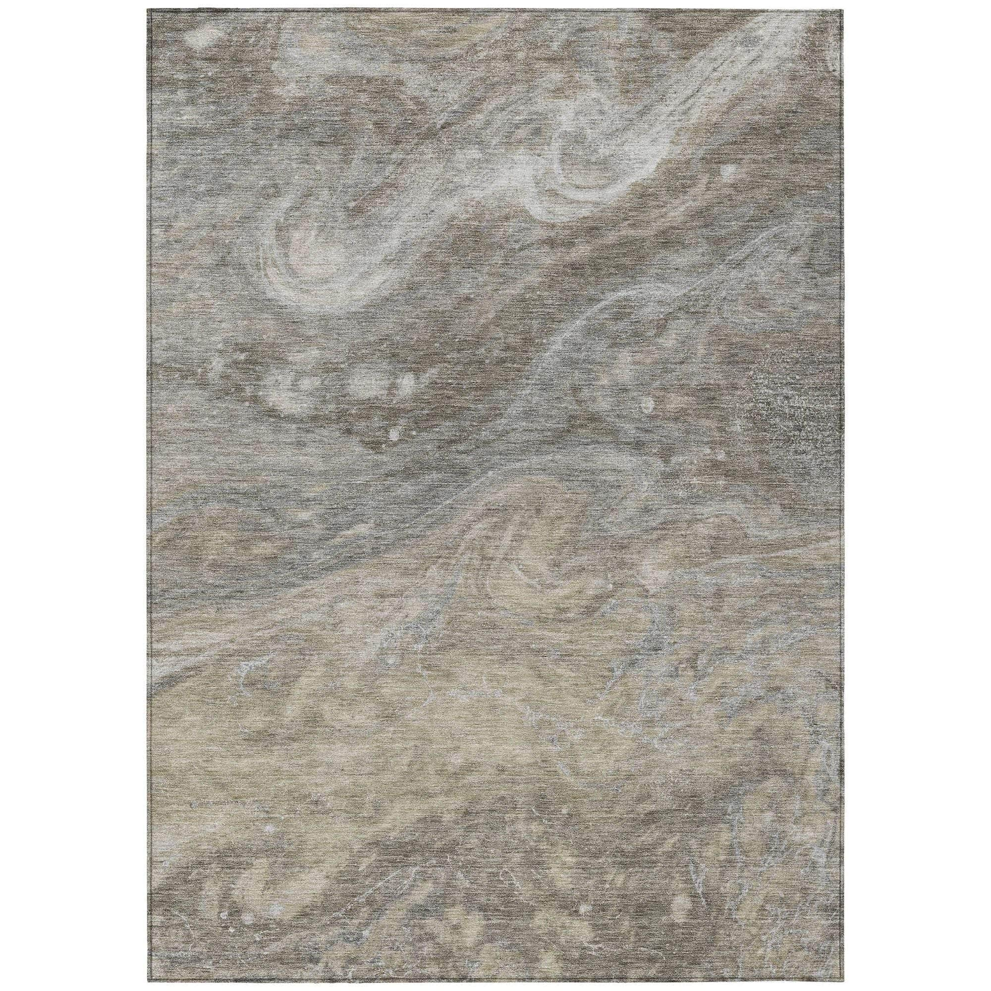 Machine Made ACN599 Taupe Brown Rugs #color_taupe brown