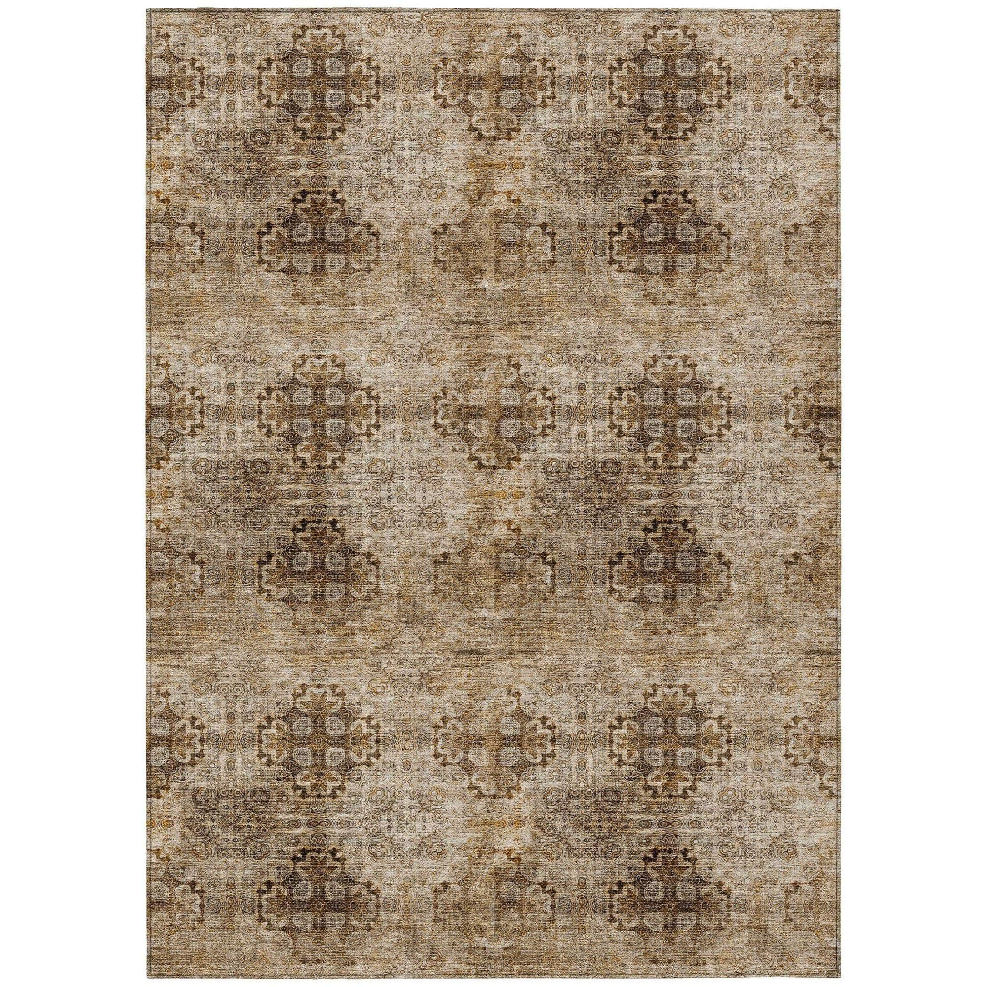 Machine Made ACN557 Taupe Brown Rugs #color_taupe brown