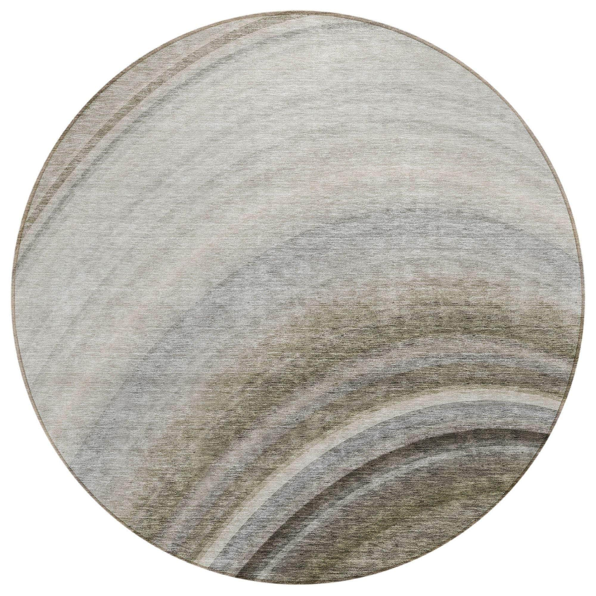 Machine Made ACN584 Taupe Brown Rugs #color_taupe brown