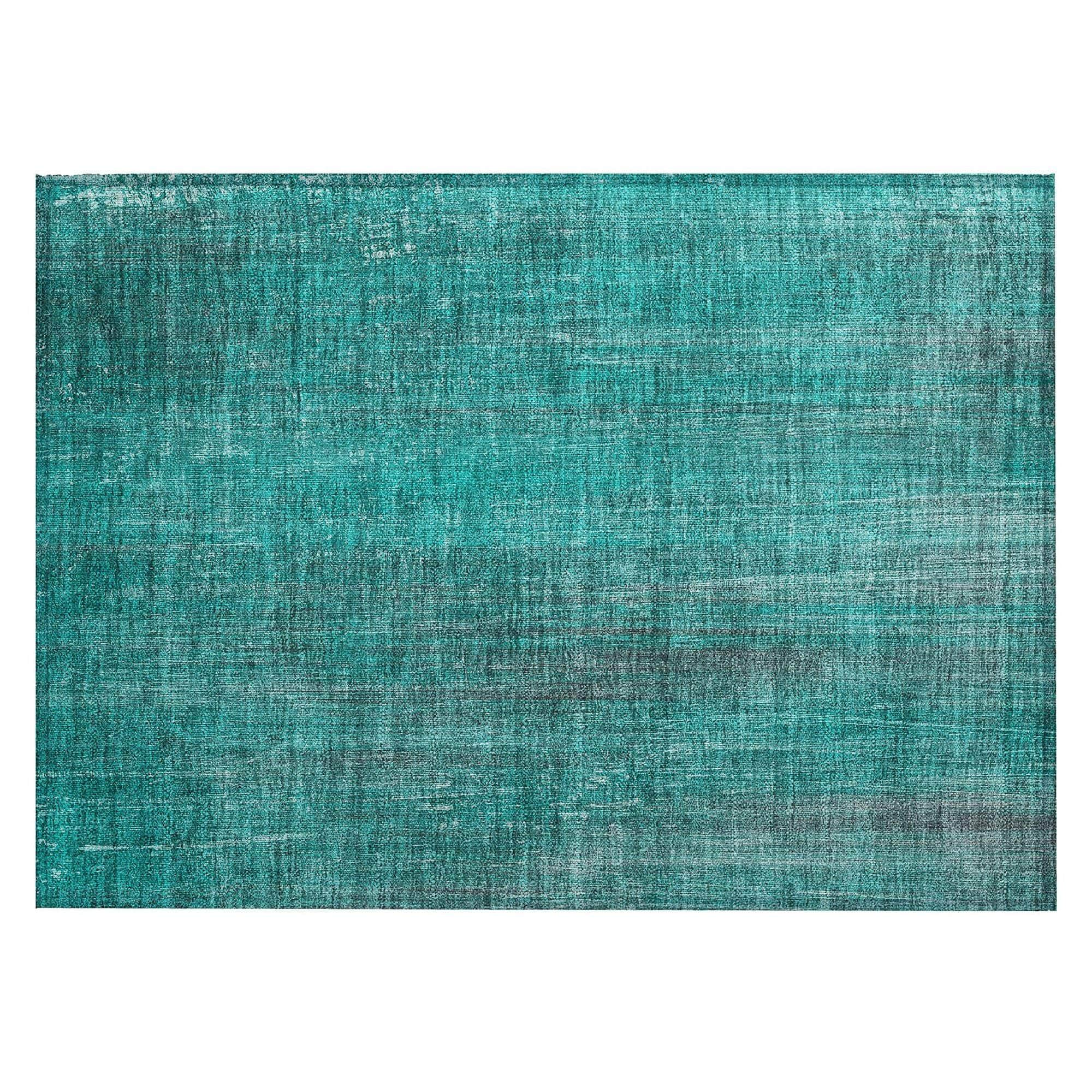 Machine Made ACN552 Teal  Rugs #color_teal 