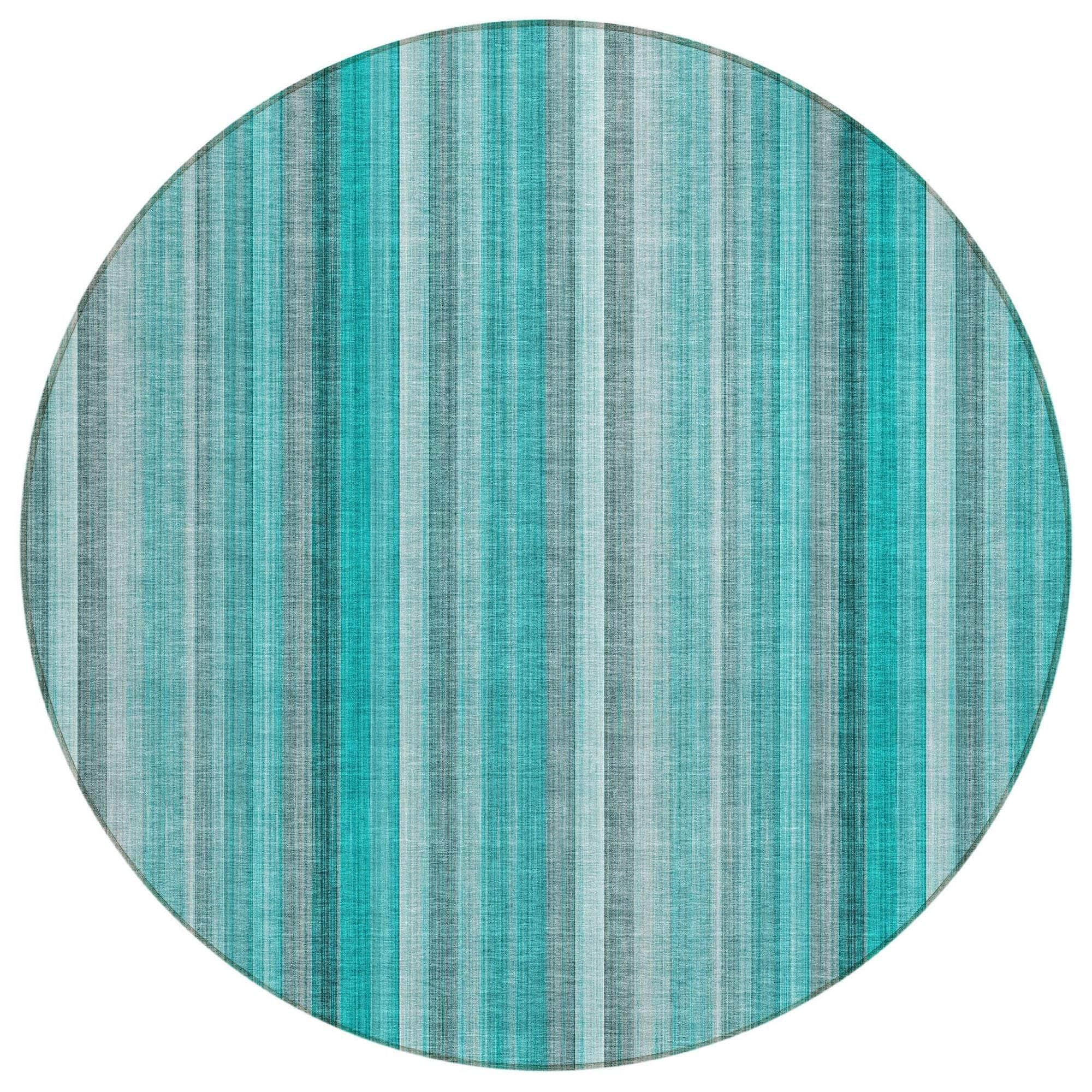 Machine Made ACN543 Teal  Rugs #color_teal 