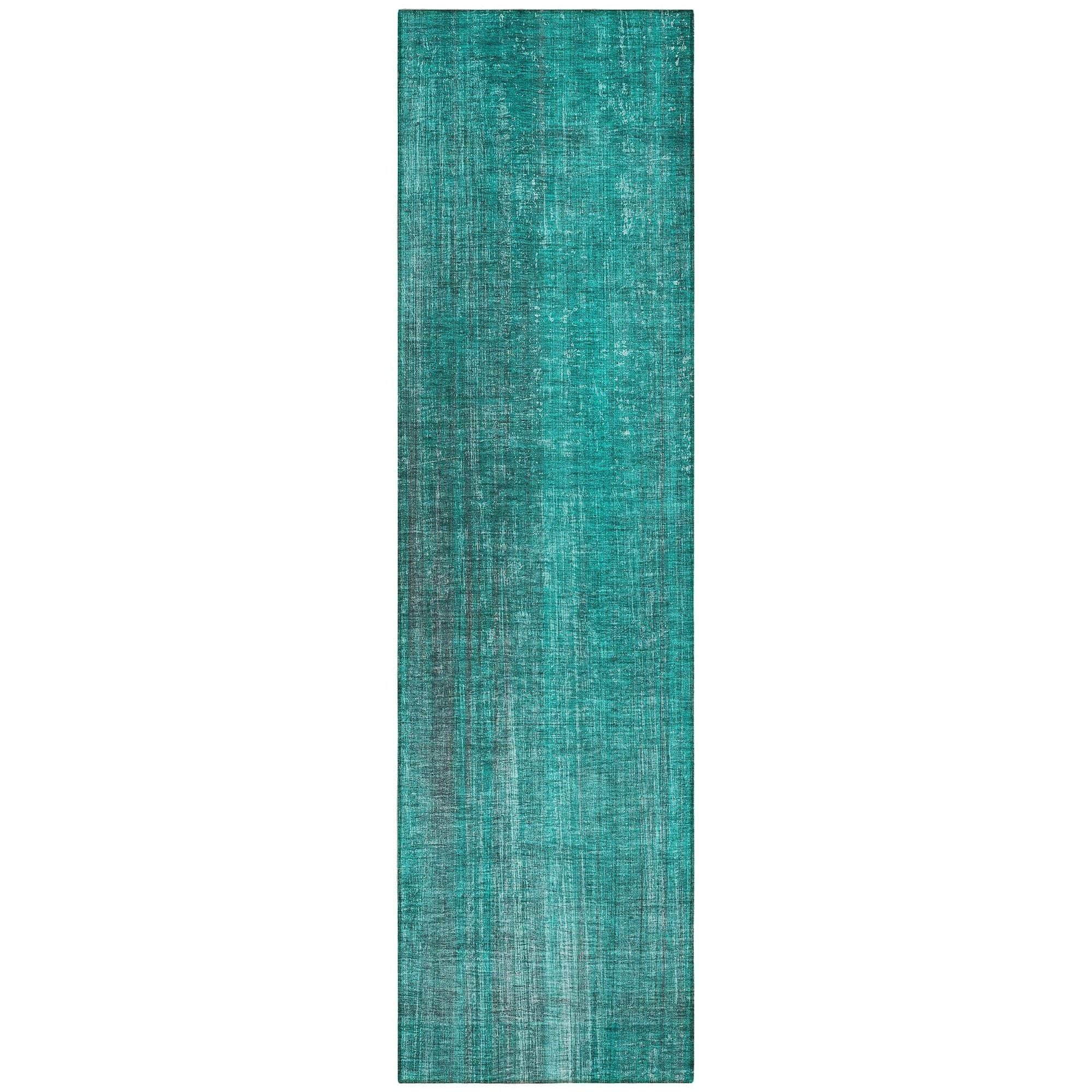 Machine Made ACN552 Teal  Rugs #color_teal 