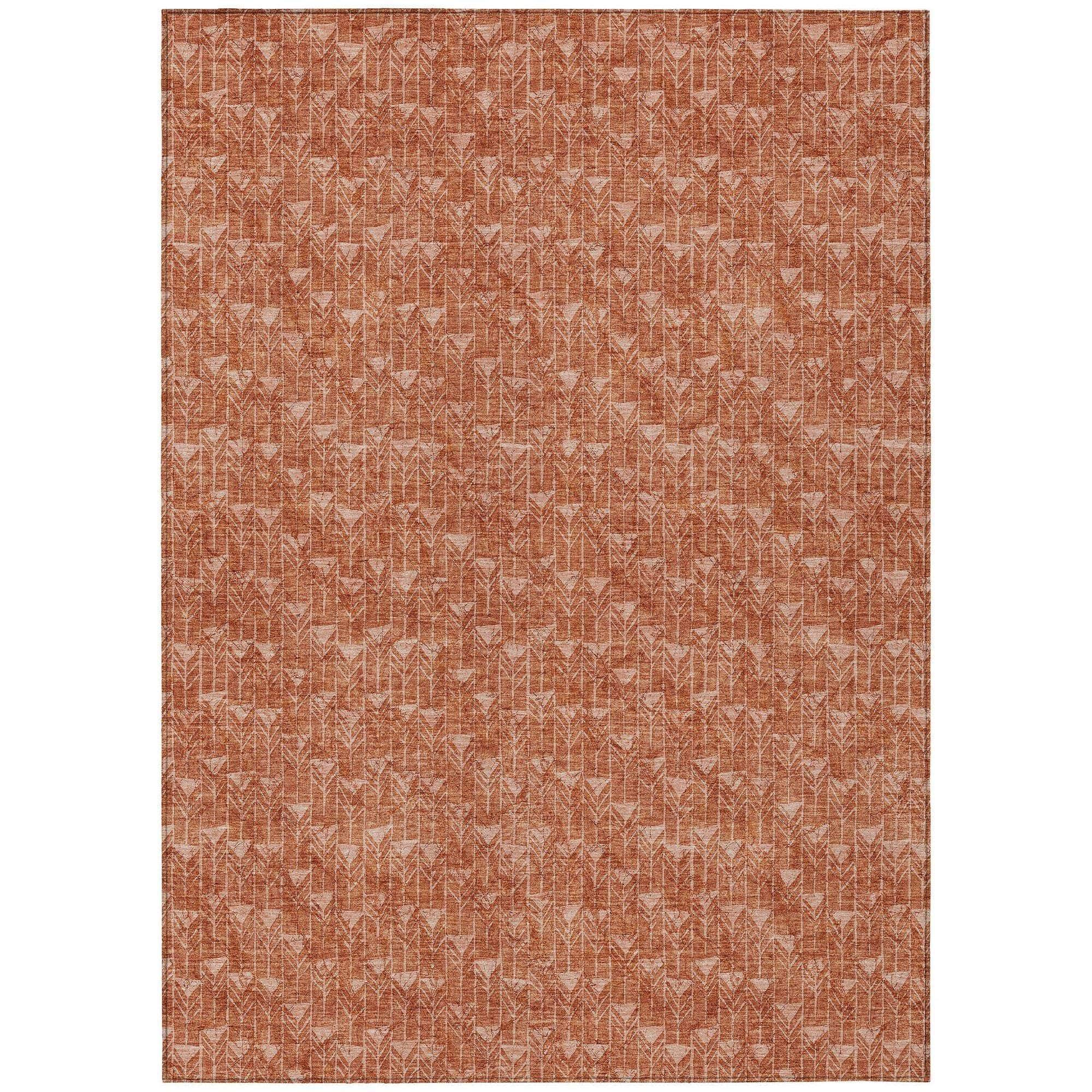 Machine Made ACN514 Terracotta Orange Rugs #color_terracotta orange