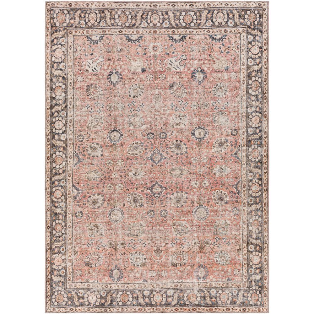 Machine Woven CLN-2301 Dusty Coral, Rust Rugs #color_dusty coral, rust
