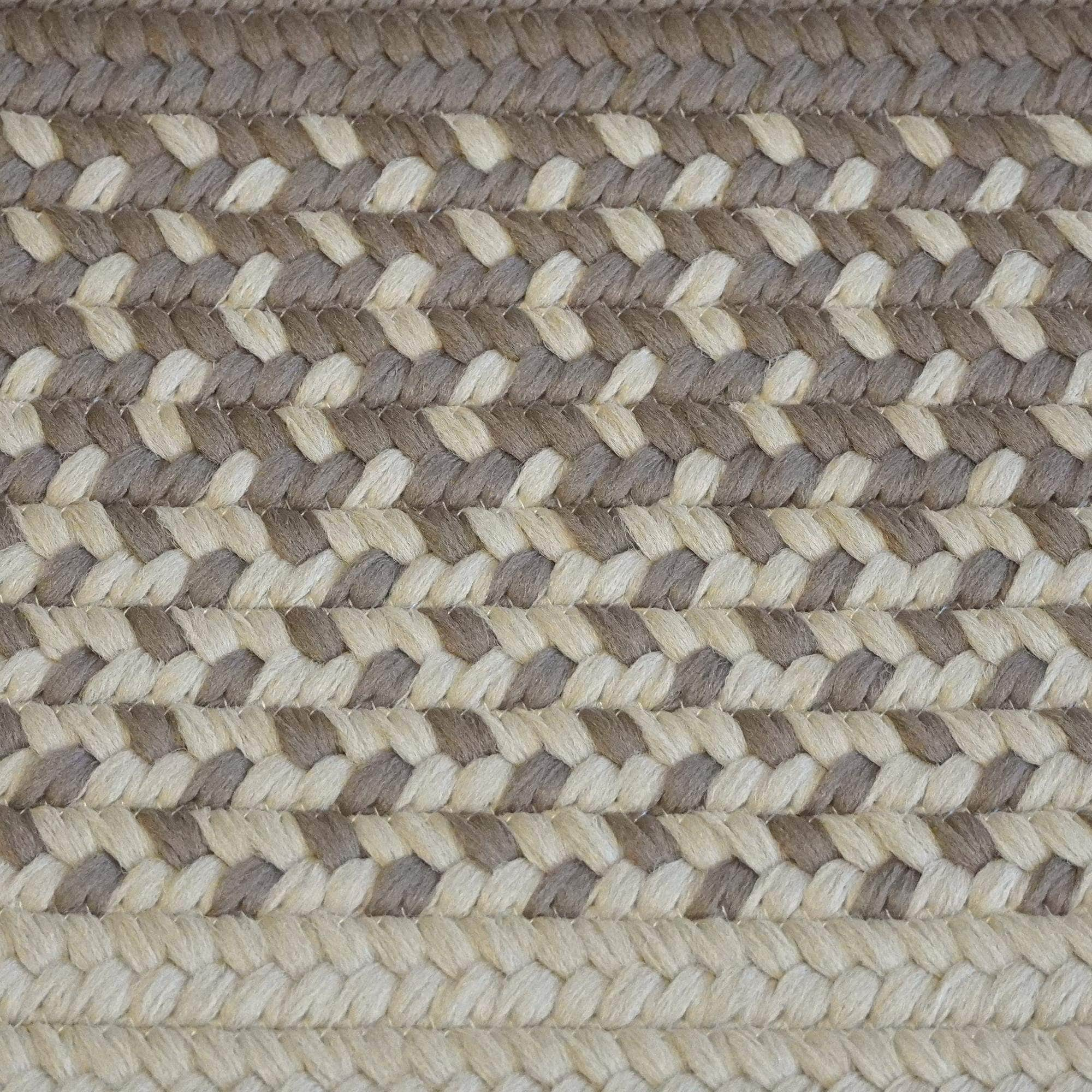 Braided MH05 Brown Rugs #color_brown