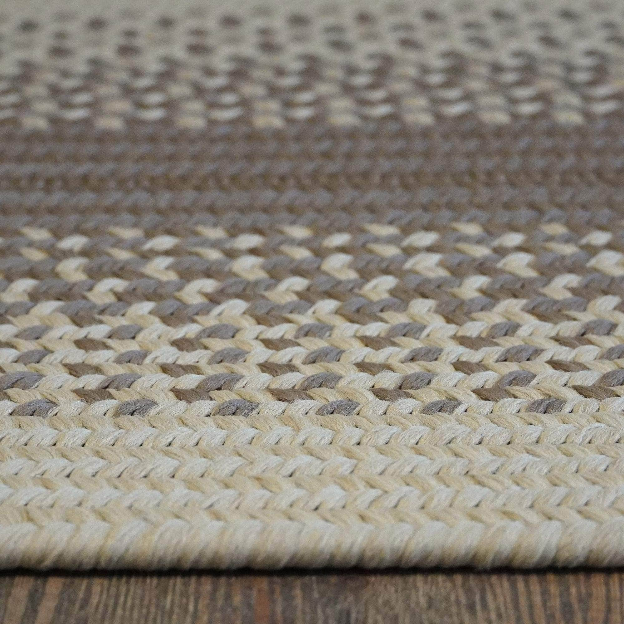 Braided MH05 Brown Rugs #color_brown