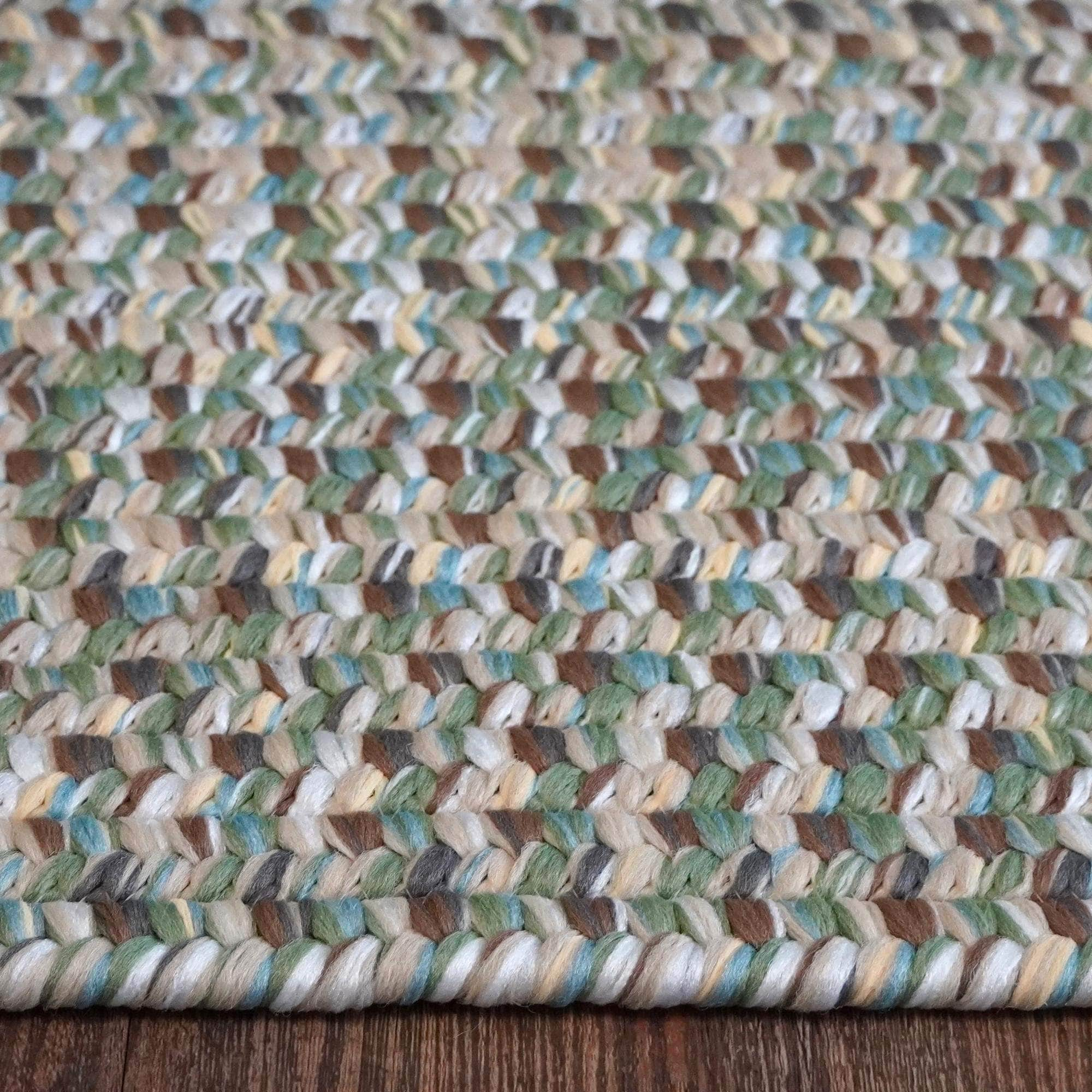 Braided ZE50 Green Rugs #color_green