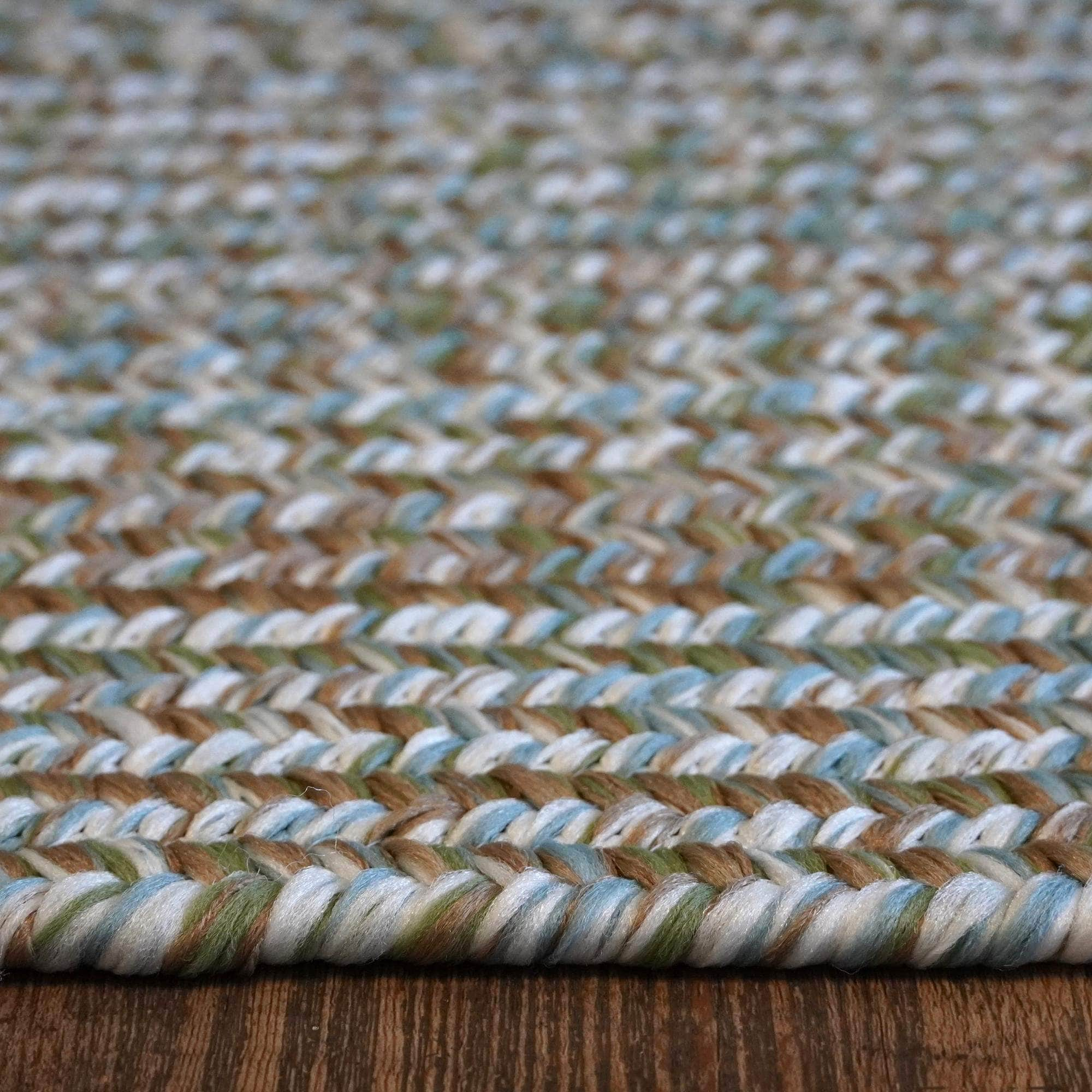 Braided A351 Green Rugs #color_green