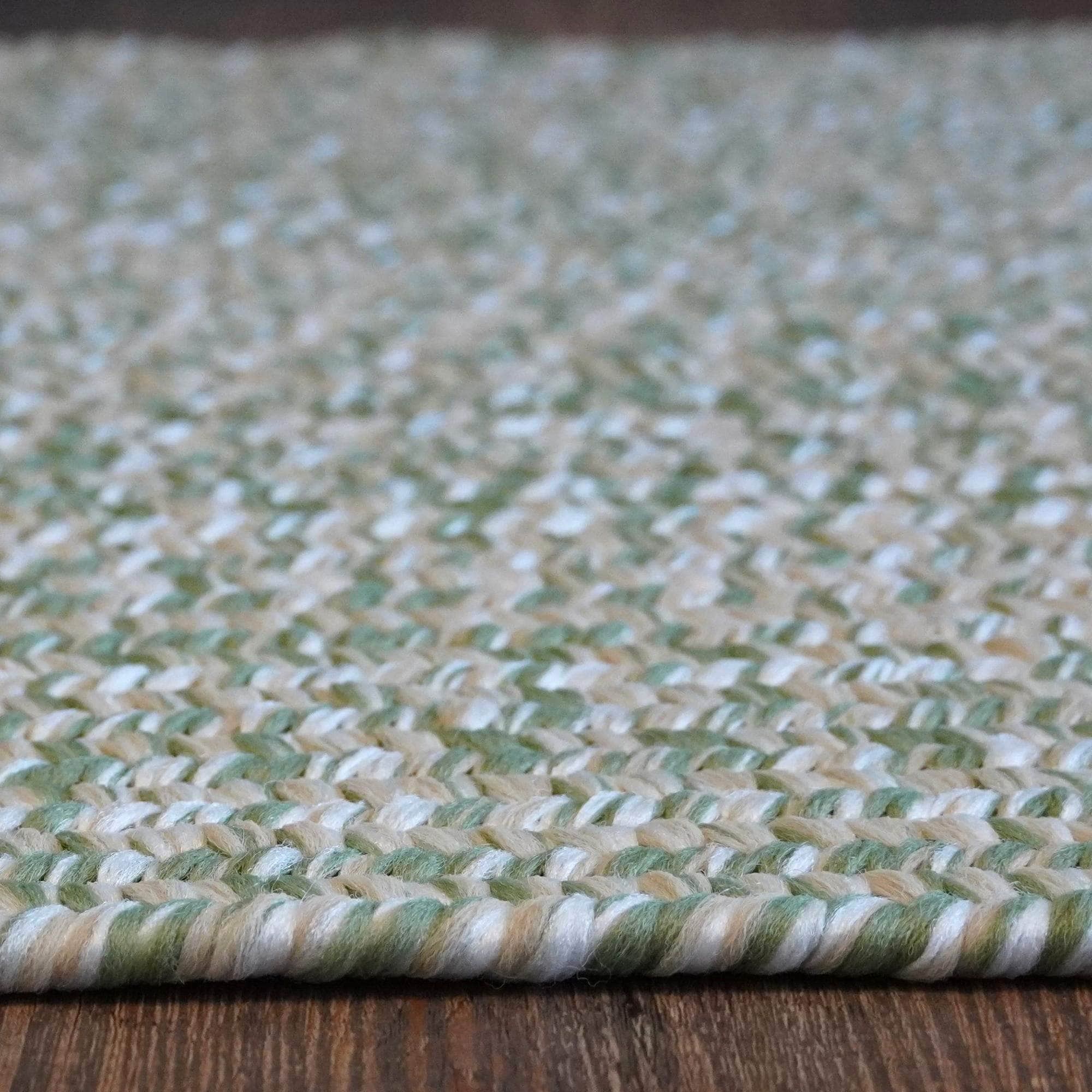 Braided A359 Green Rugs #color_green