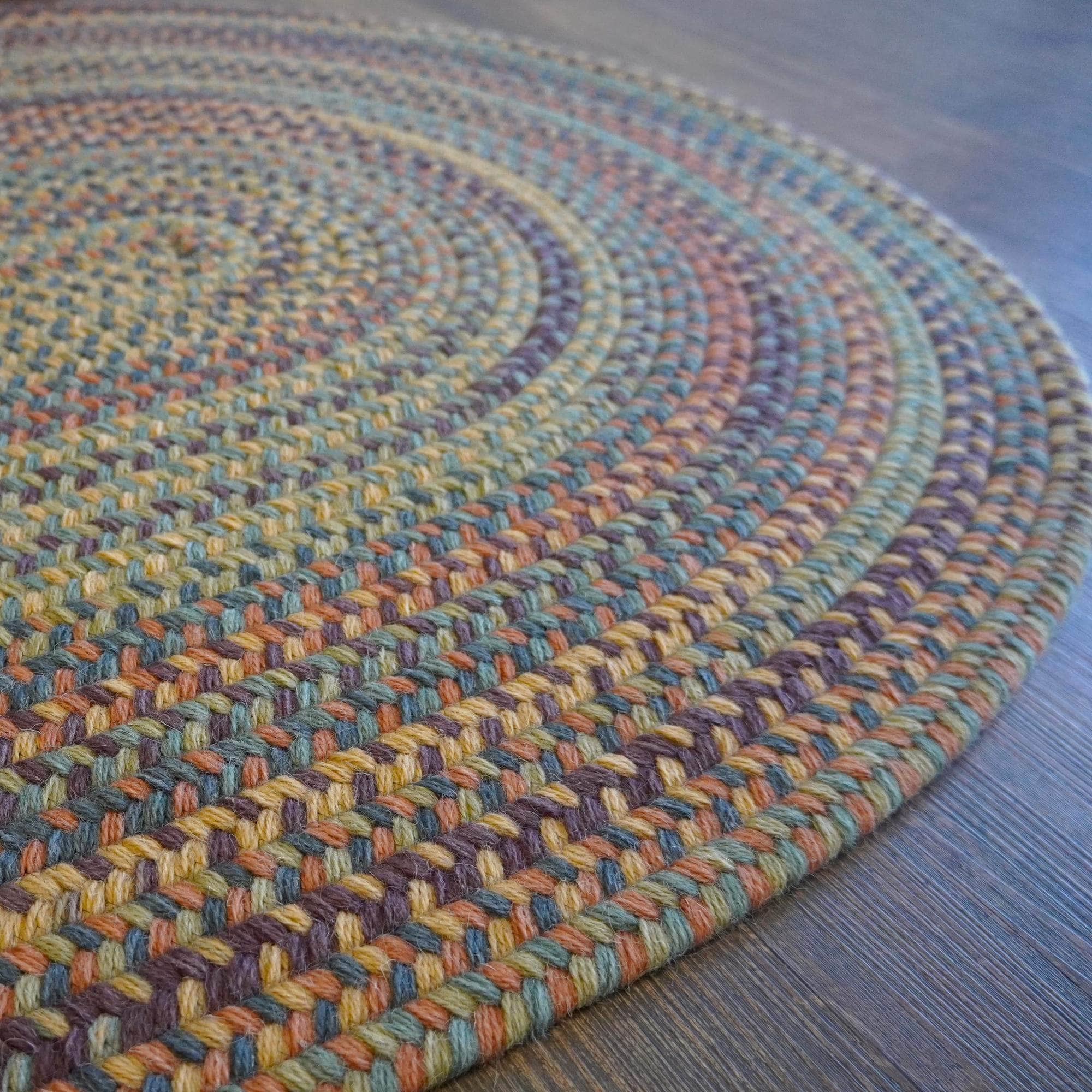 Braided A362 Multi-colored Rugs #color_multi-colored