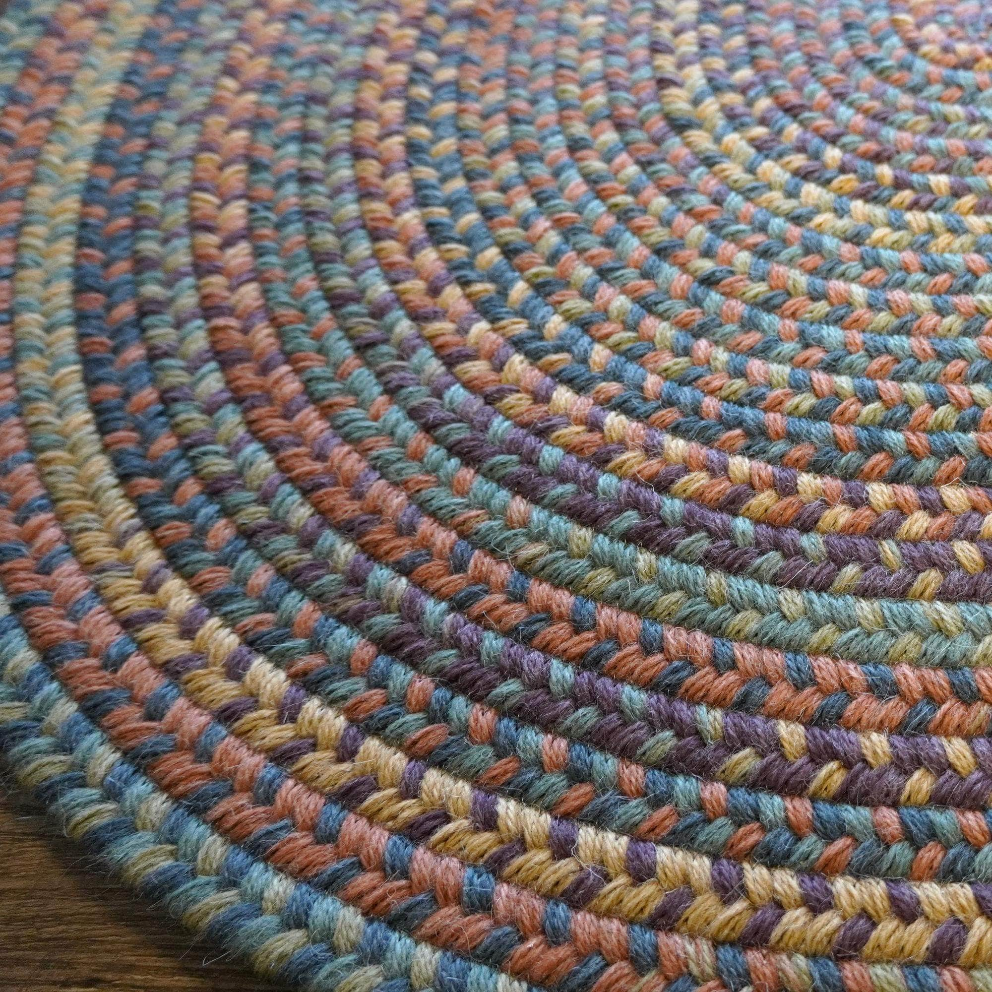 Braided A362 Multi-colored Rugs #color_multi-colored