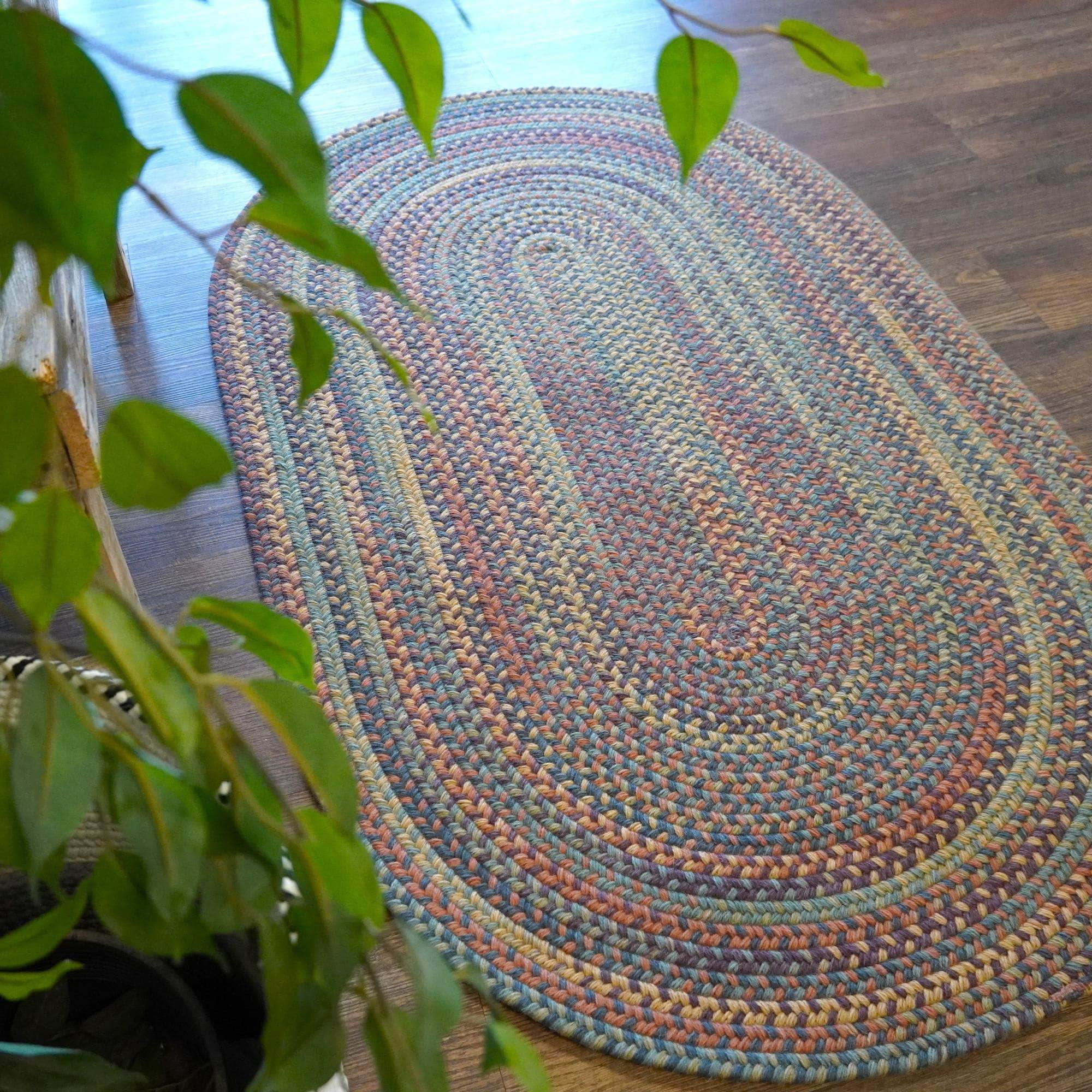 Braided A362 Multi-colored Rugs #color_multi-colored