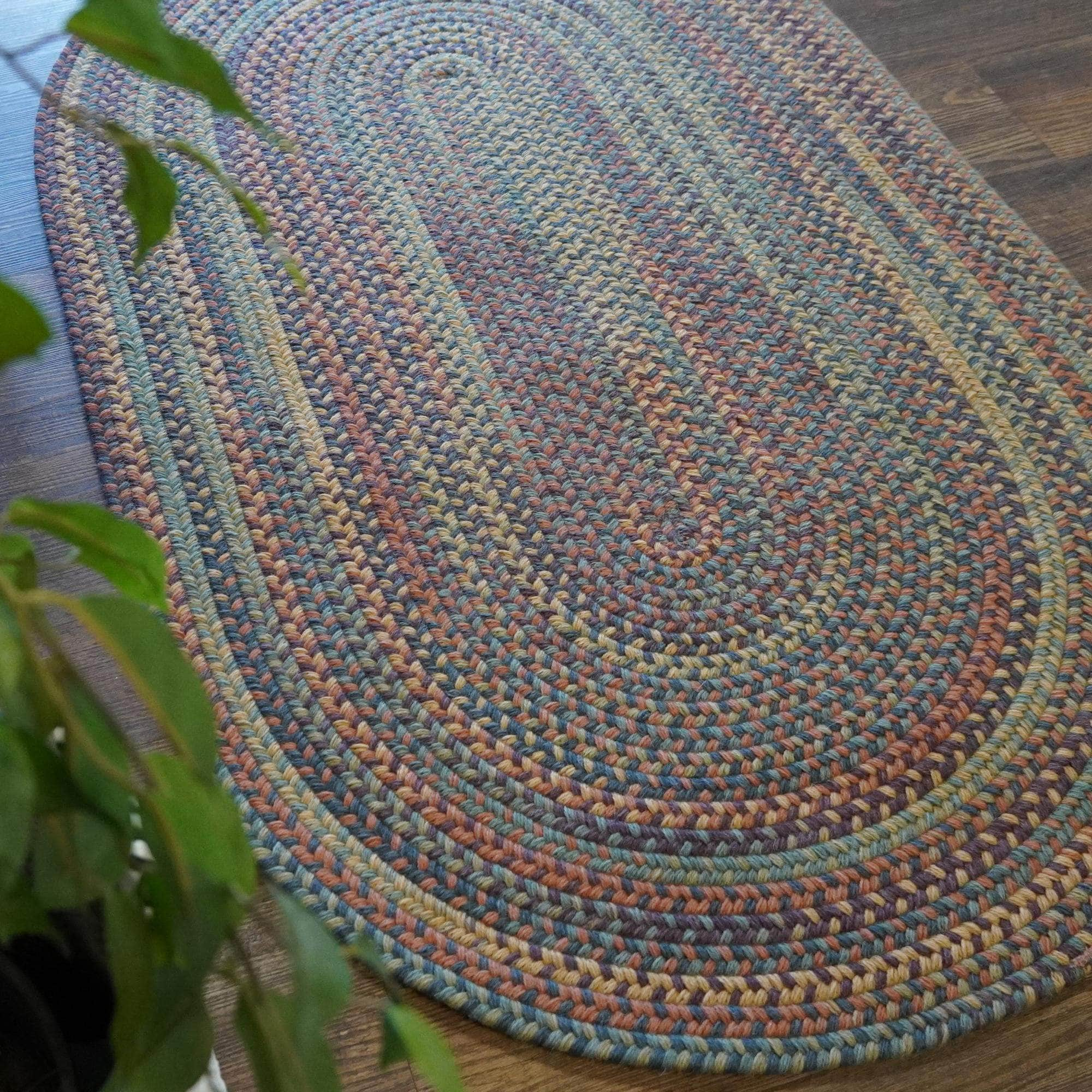 Braided A362 Multi-colored Rugs #color_multi-colored