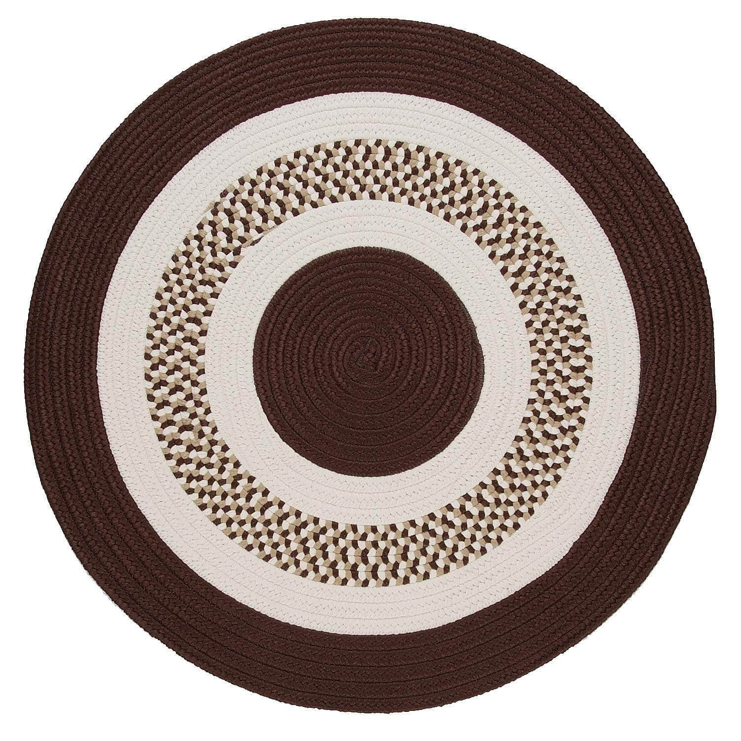 Braided FB81 Brown Area Rug #color_brown