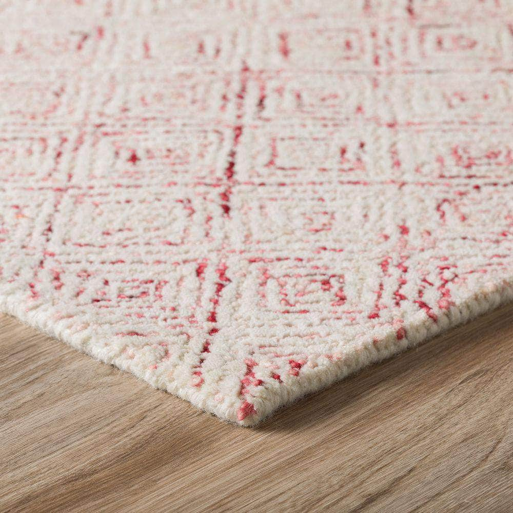 Zoe ZZ1 Punch Red Area Rug #color_punch red