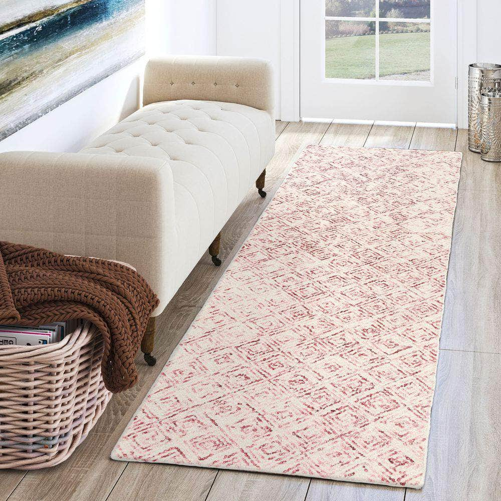 Zoe ZZ1 Punch Red Area Rug #color_punch red