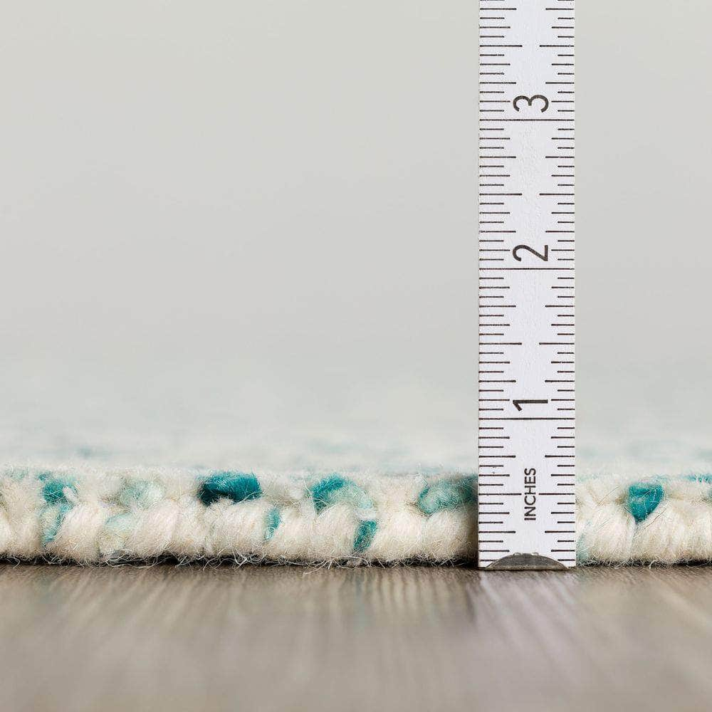 Zoe ZZ1 Teal Blue Area Rug #color_teal blue