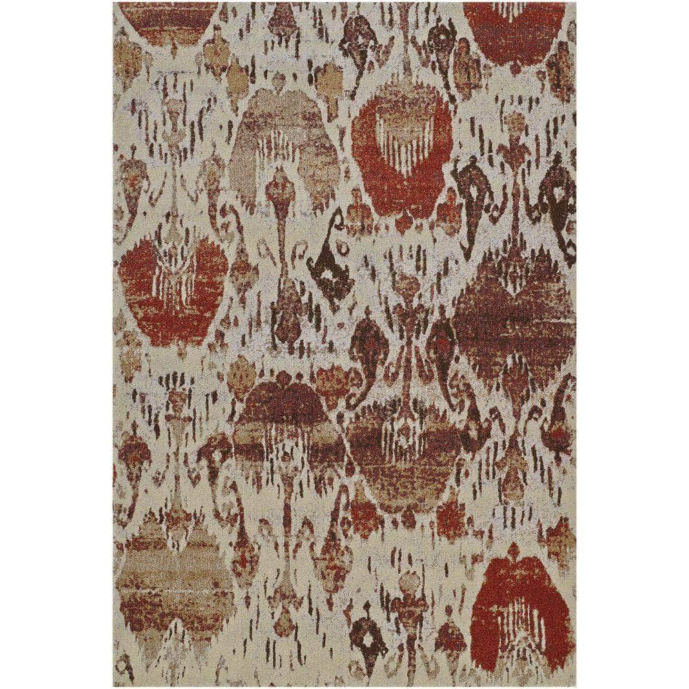 Geneva GV1336 Canyon Red Area Rug #color_canyon red