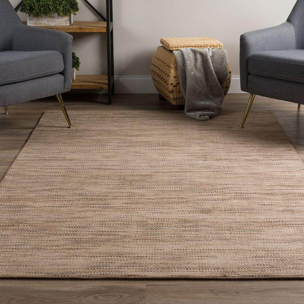 Zion ZN1 Chocolate Brown Area Rug #color_chocolate brown