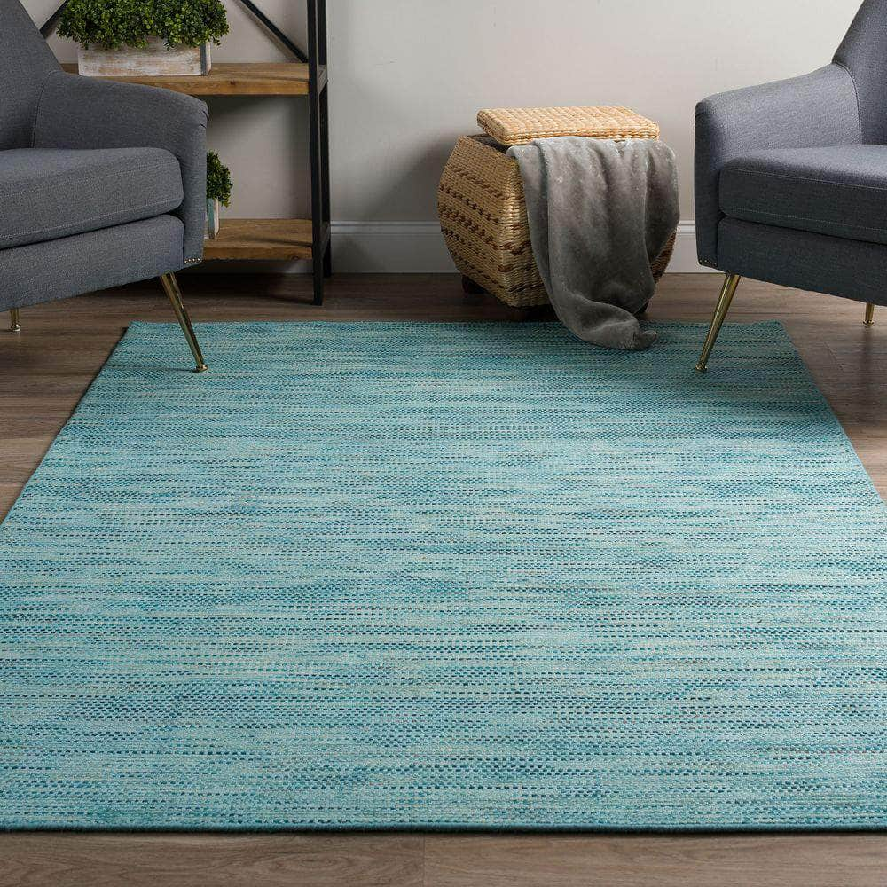 Zion ZN1 Teal Blue Area Rug #color_teal blue