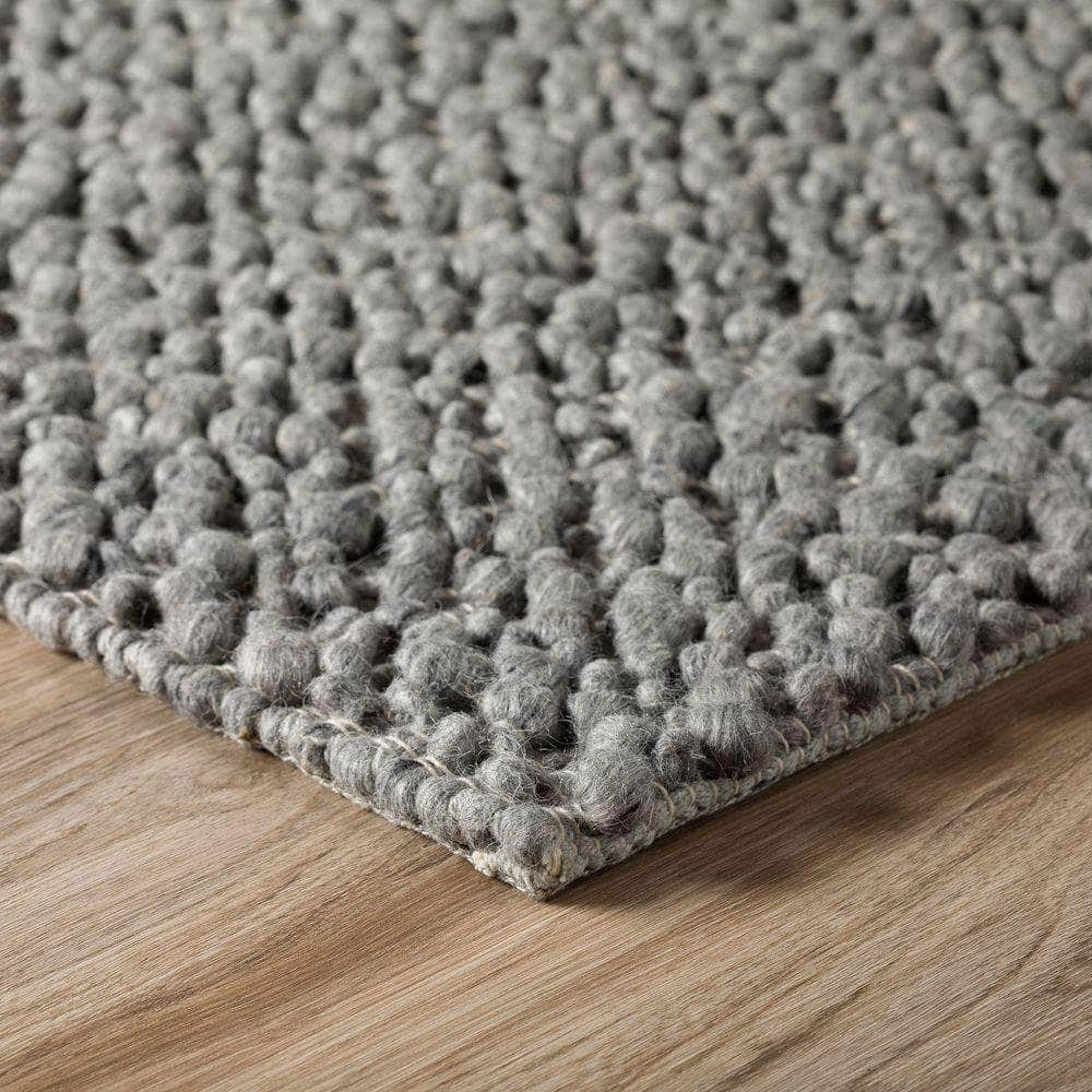 Gorbea GR1 Pewter Grey Area Rug #color_pewter grey