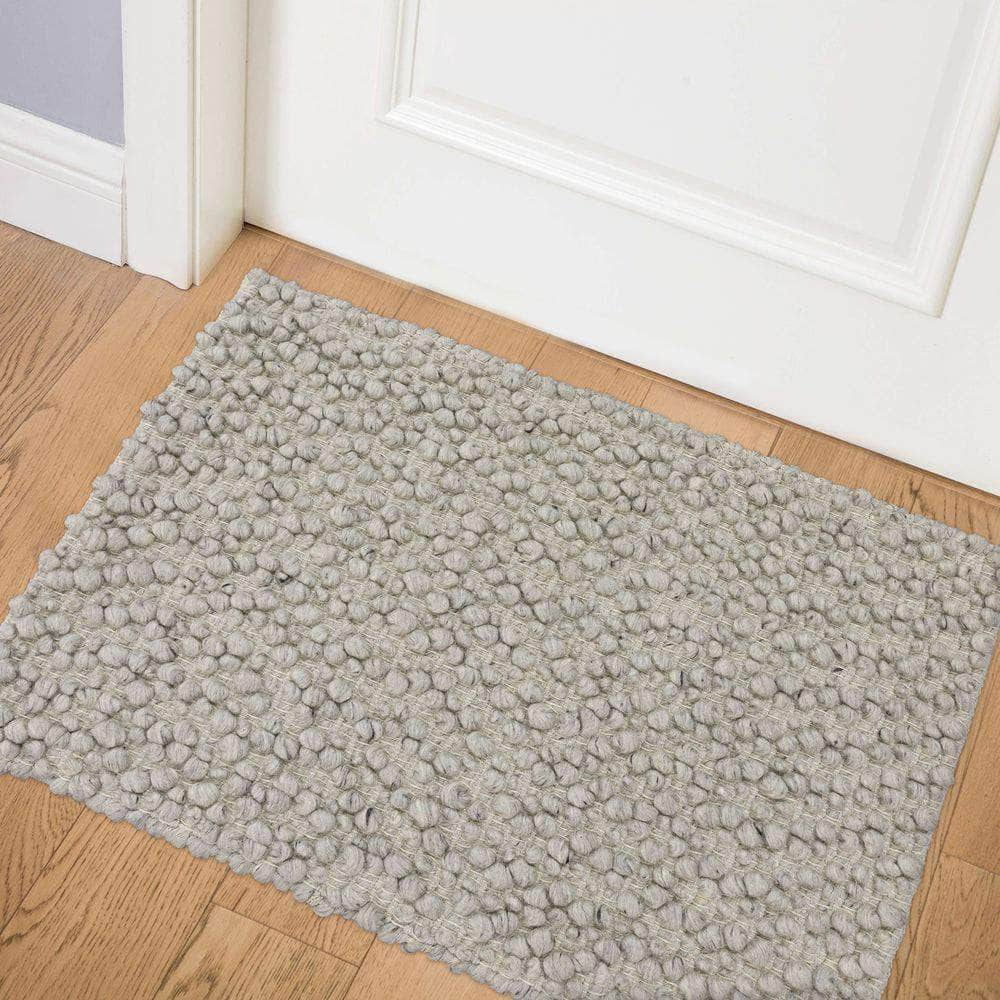 Gorbea GR1 Silver Grey Area Rug #color_silver grey