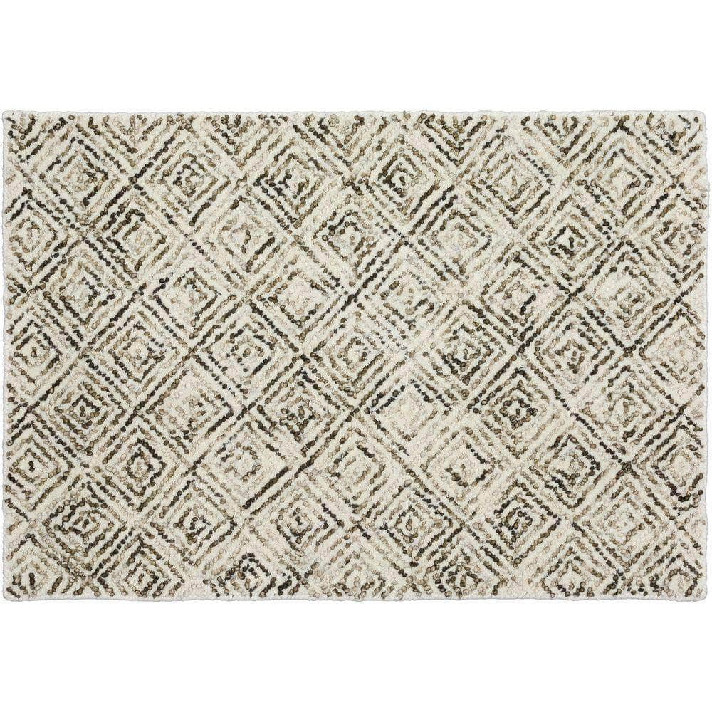 Zoe ZZ1 Chocolate Brown Area Rug #color_chocolate brown