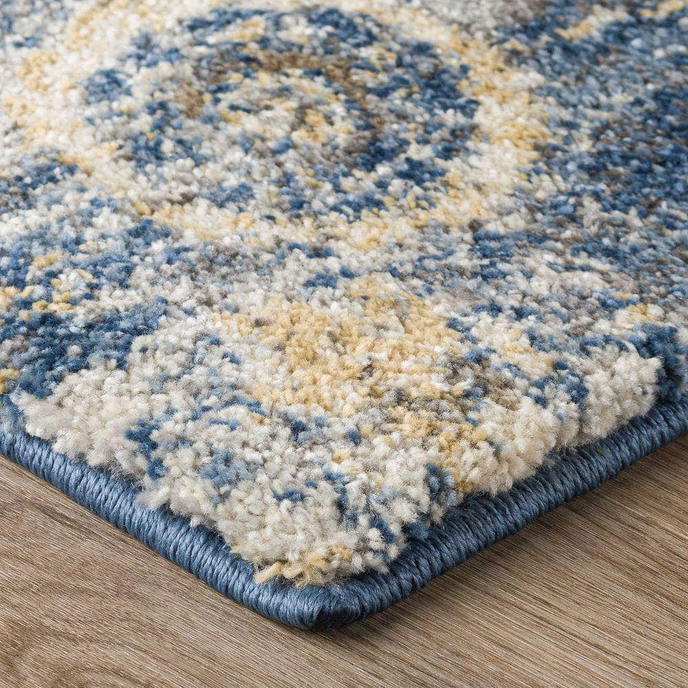 Orleans OR5 Indigo Blue Area Rug #color_indigo blue