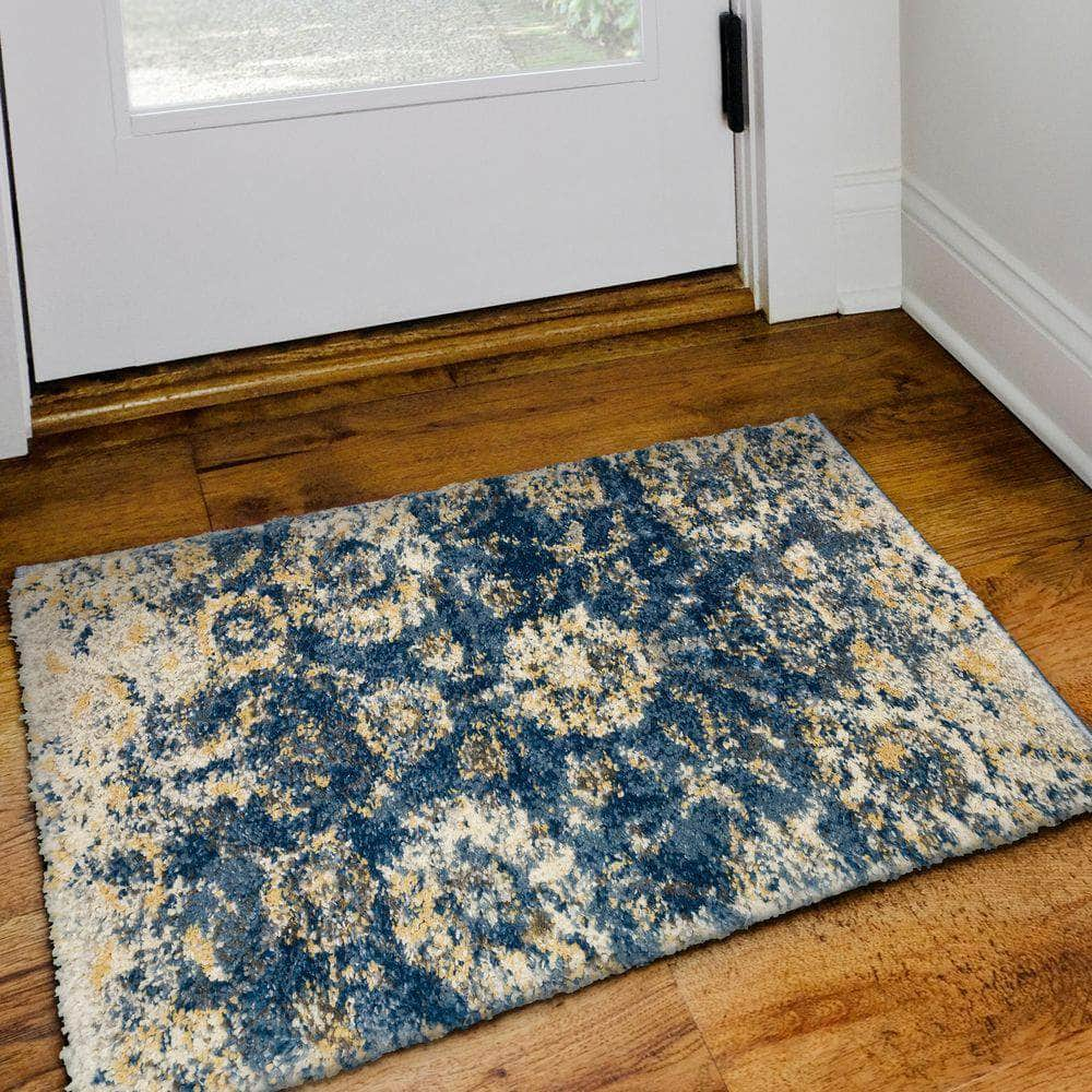 Orleans OR5 Indigo Blue Area Rug #color_indigo blue