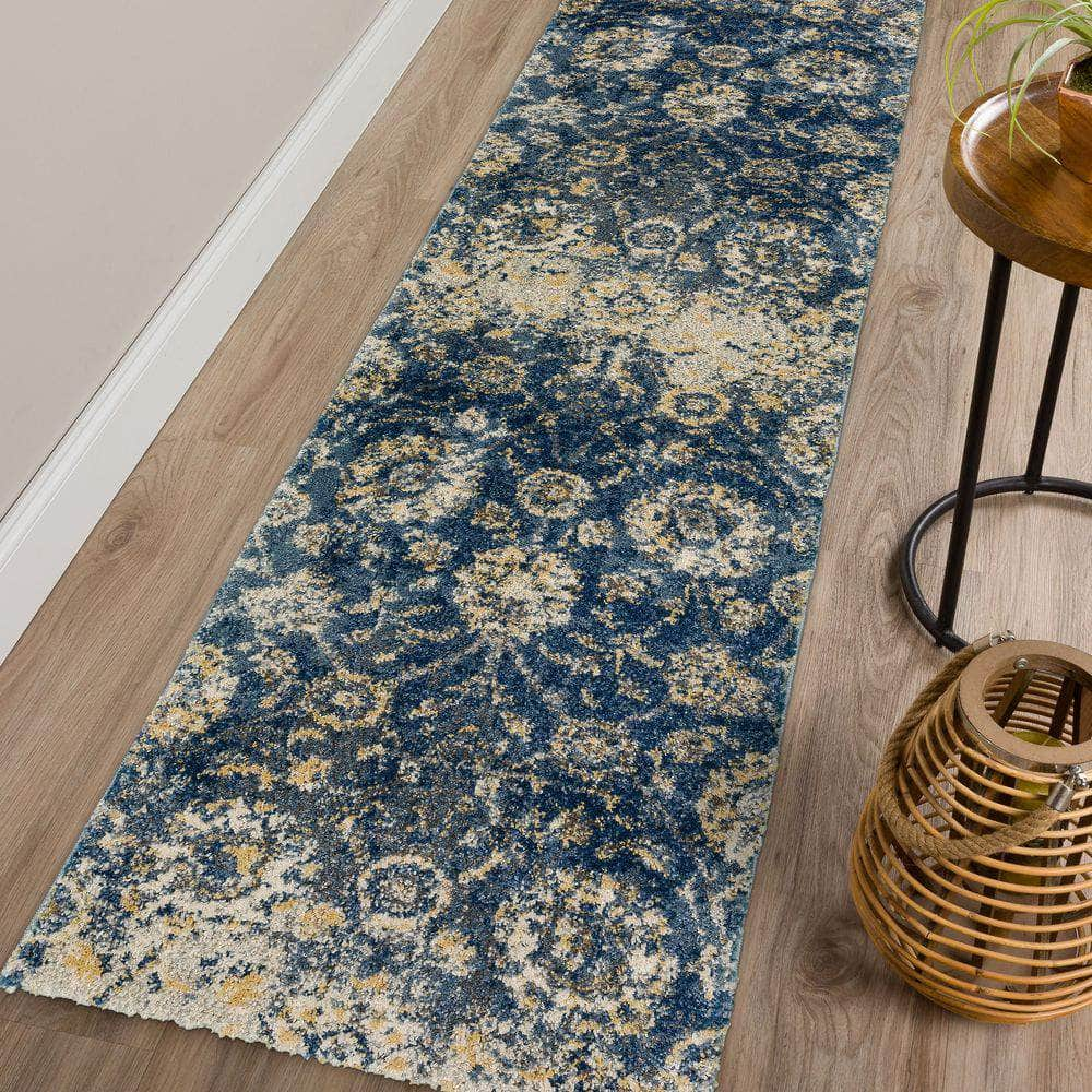 Orleans OR5 Indigo Blue Area Rug #color_indigo blue