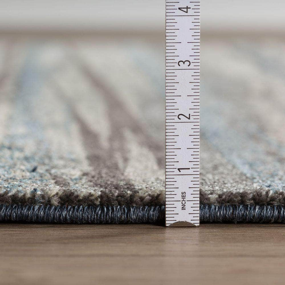 Upton UP6 Ocean Blue Area Rug #color_ocean blue