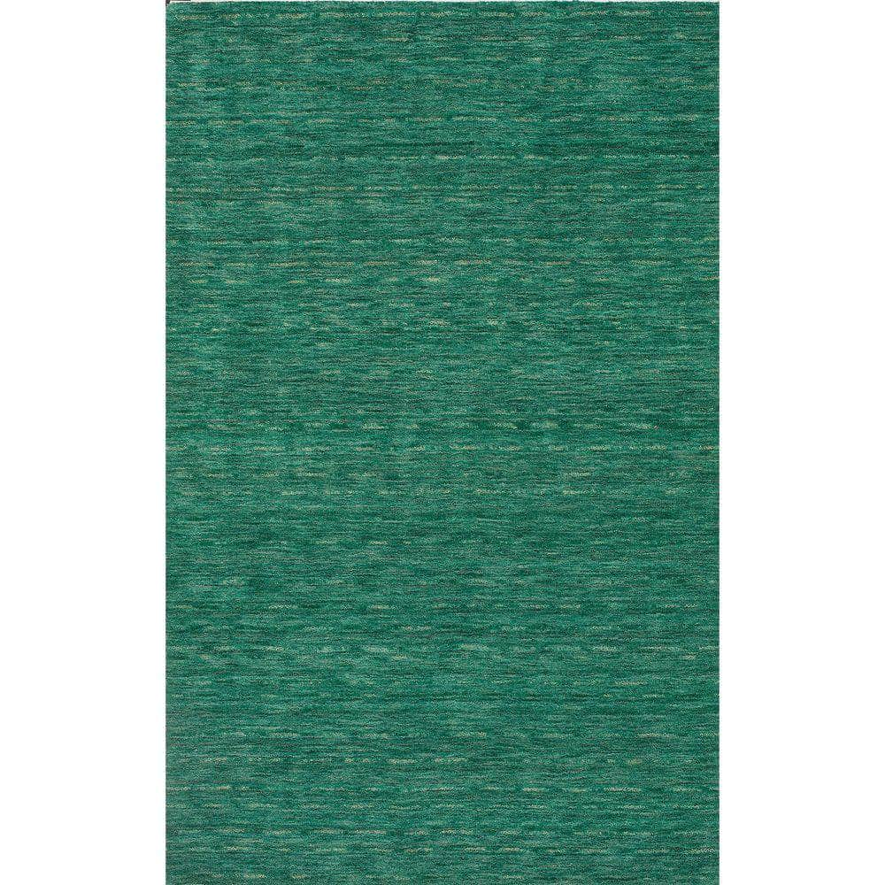 Rafia RF100 Emerald Green Area Rug #color_emerald green