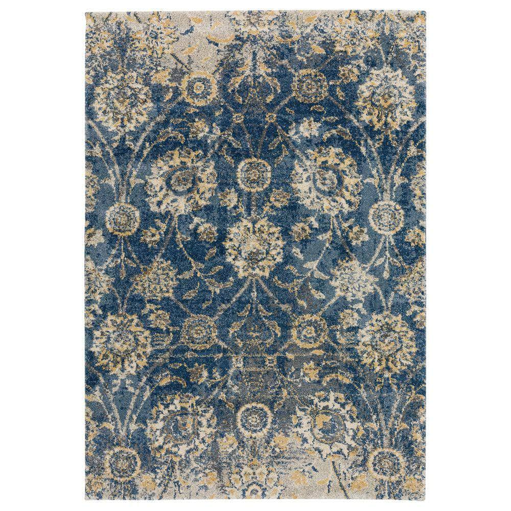 Orleans OR5 Indigo Blue Area Rug #color_indigo blue