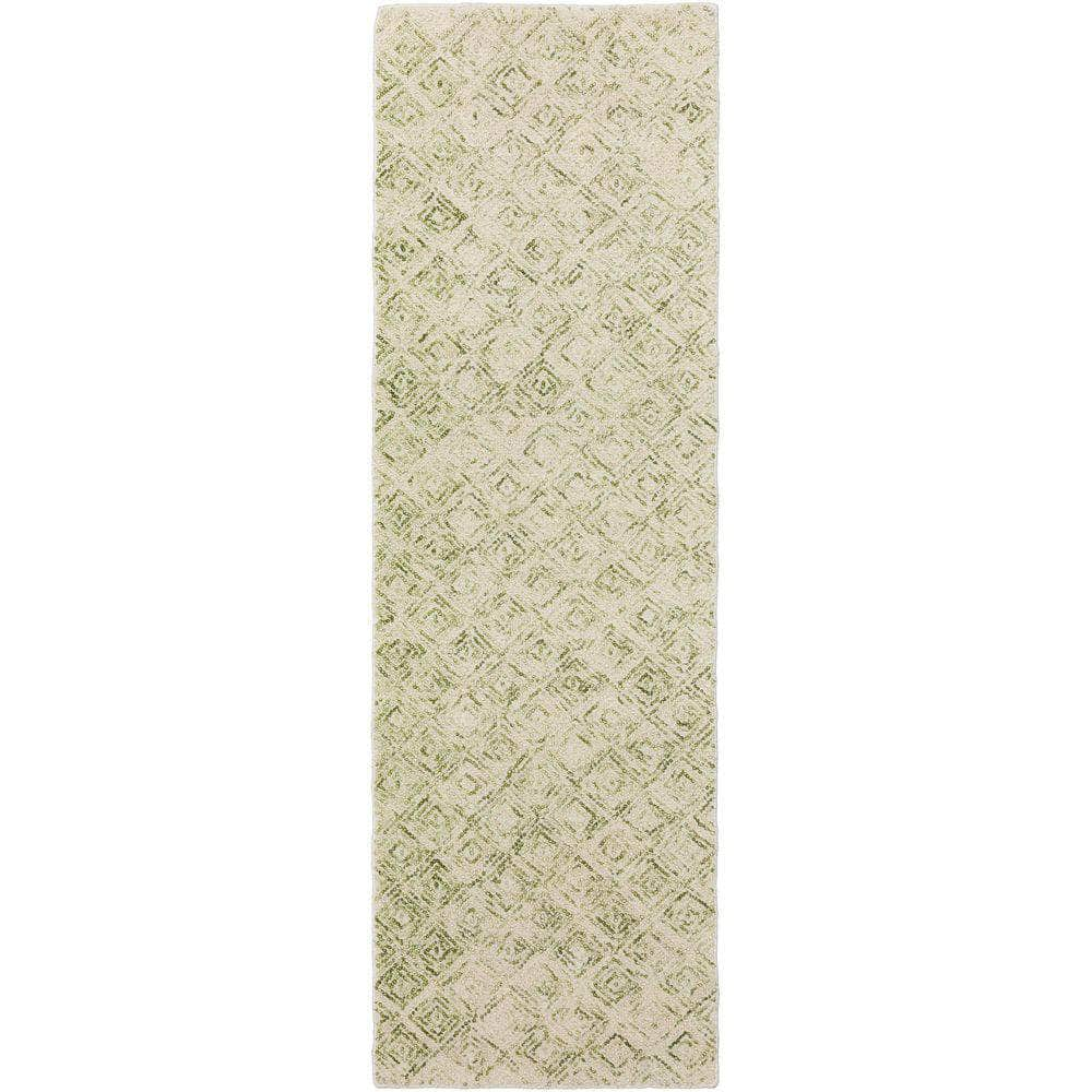 Zoe ZZ1 Lime Green Area Rug #color_lime green