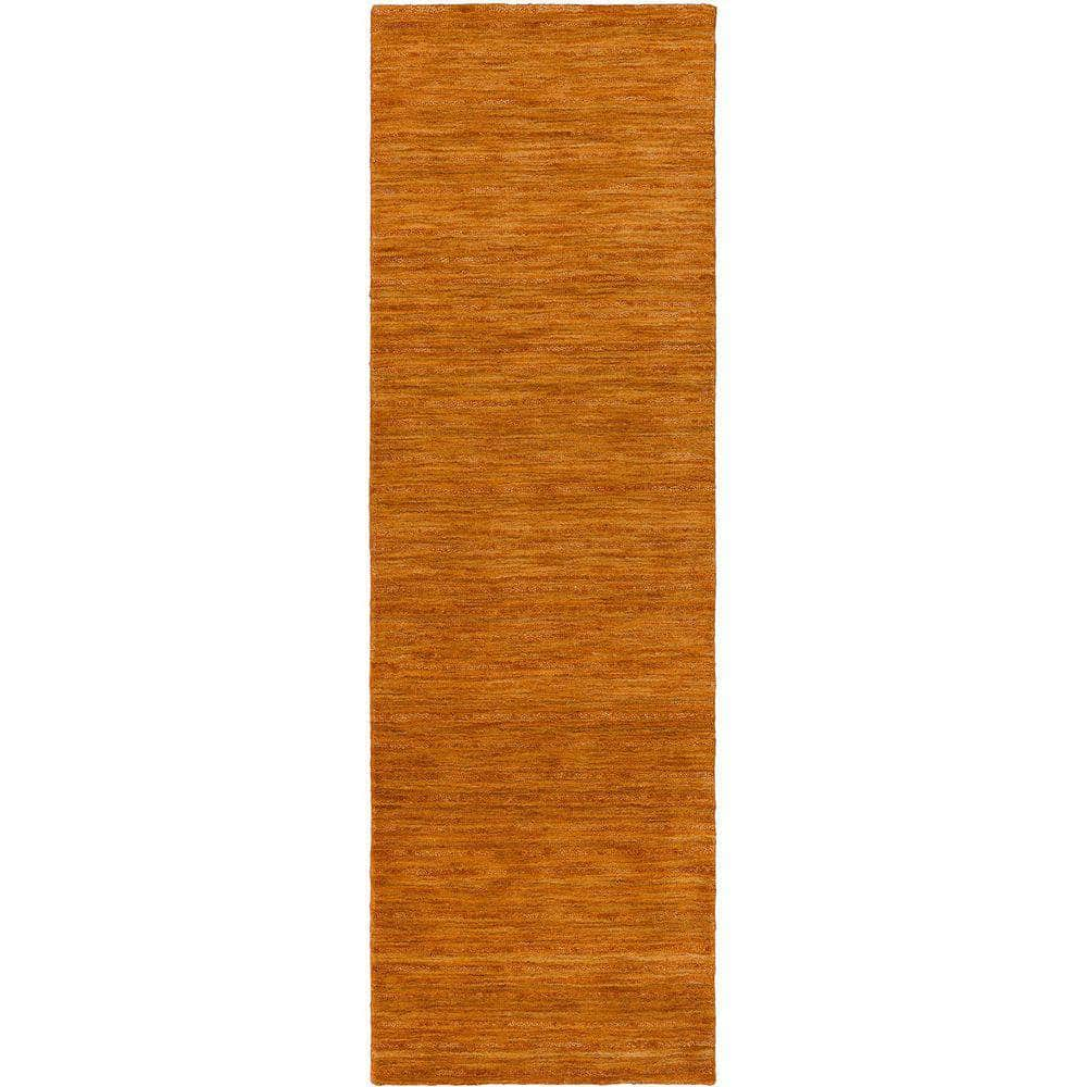 Rafia RF100 Mandarin Orange Area Rug #color_mandarin orange