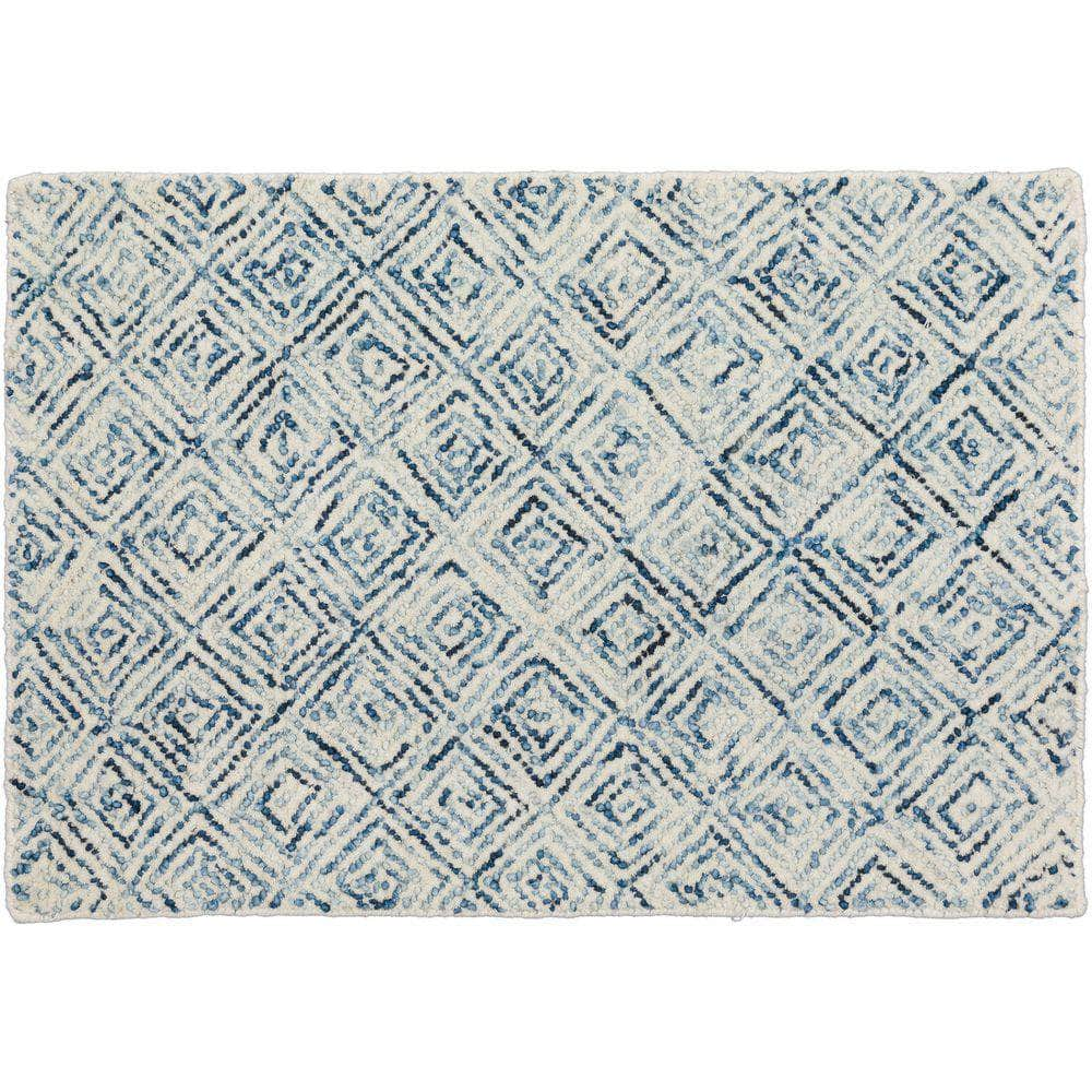 Zoe ZZ1 Navy Blue Area Rug #color_navy blue