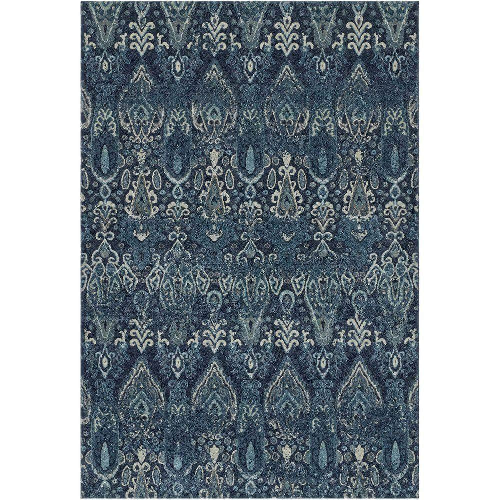 Geneva GV315 Navy Blue Area Rug #color_navy blue