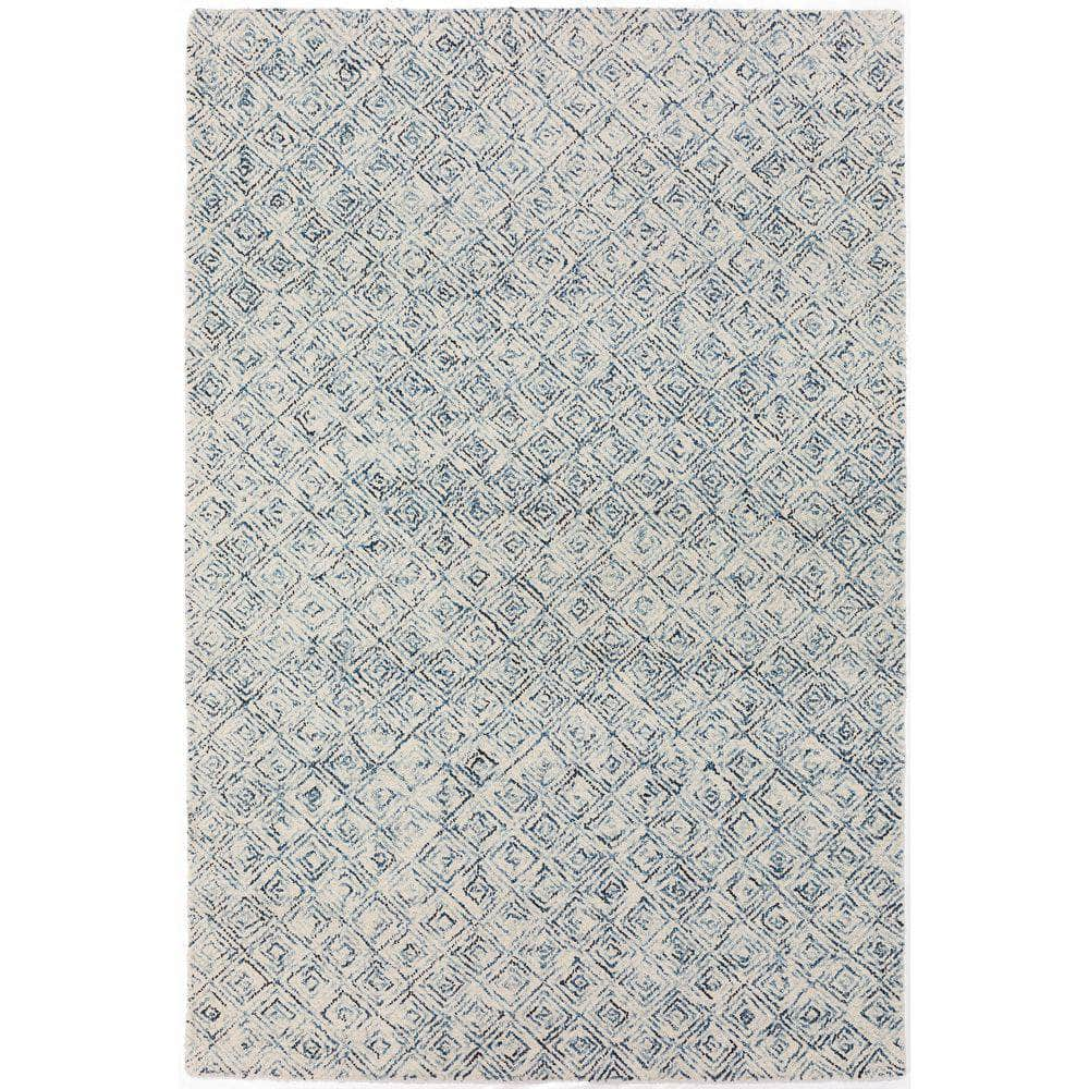 Zoe ZZ1 Navy Blue Area Rug #color_navy blue