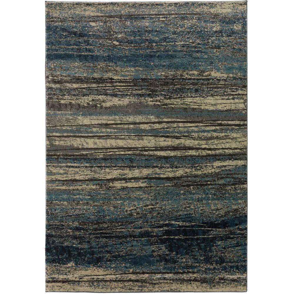 Upton UP6 Ocean Blue Area Rug #color_ocean blue