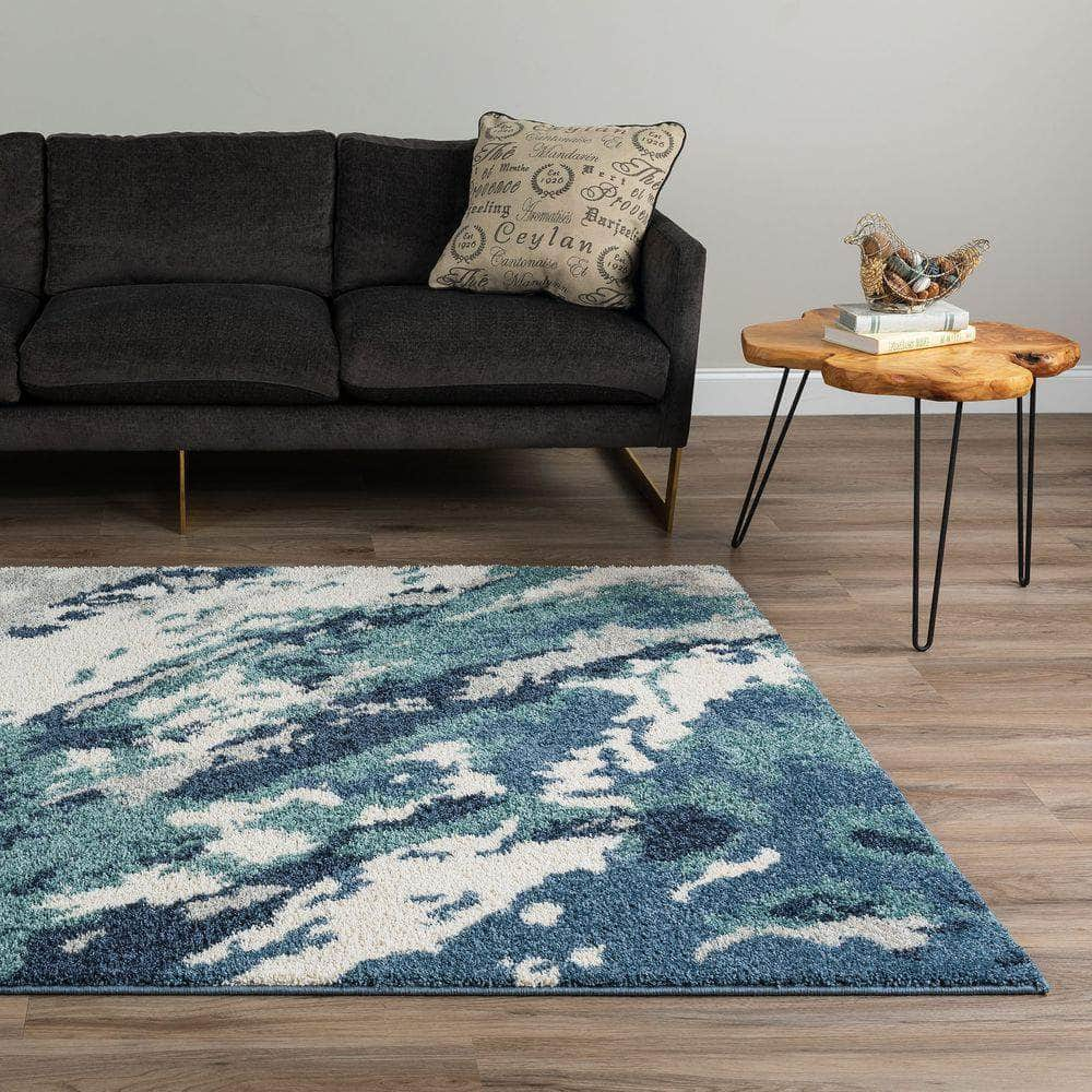 Rocco RC3 Denim Blue Area Rug #color_denim blue